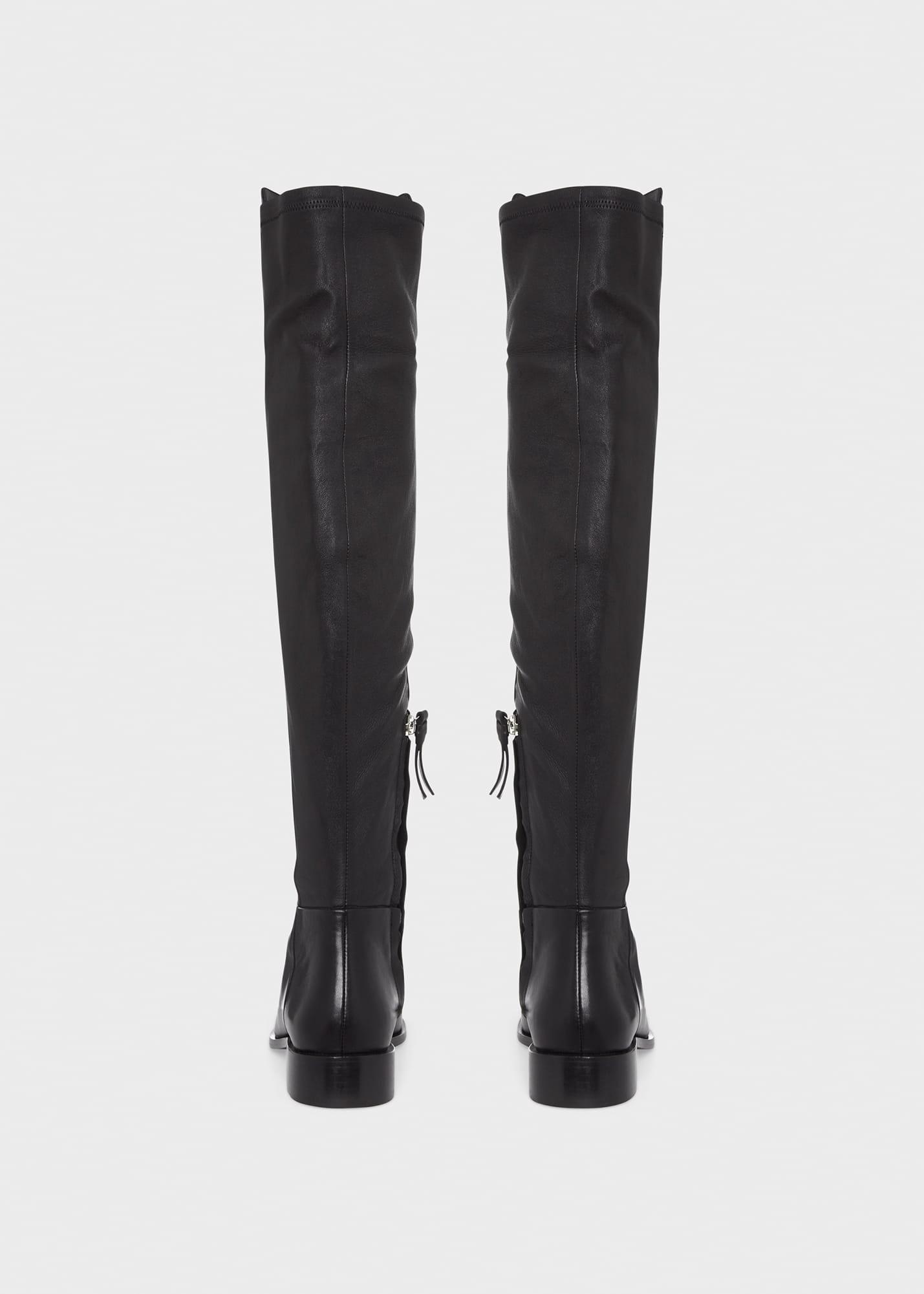 Zadie Knee Boots, Black, hi-res