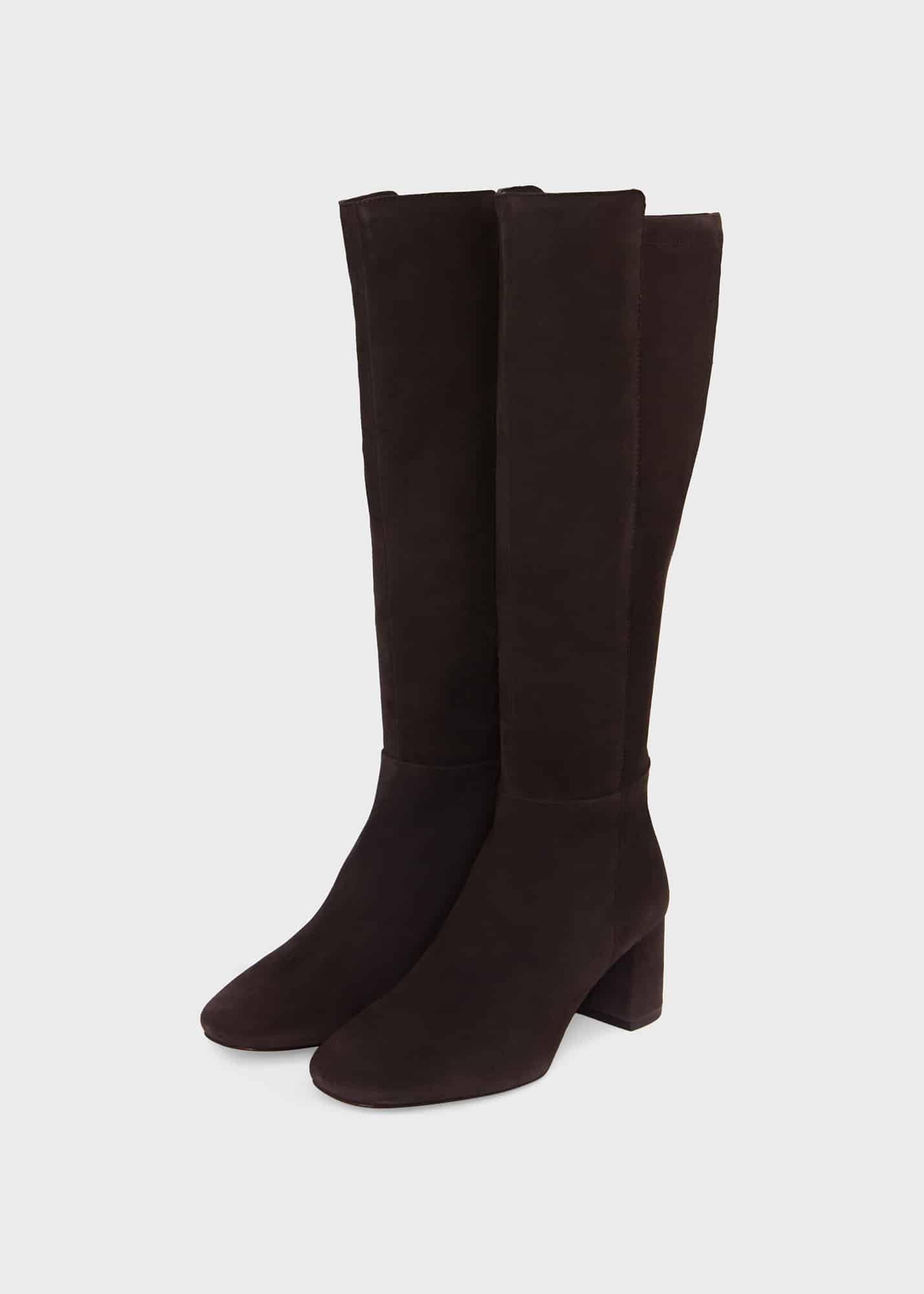 Imogen Stretch Boots, Dark Brown, hi-res