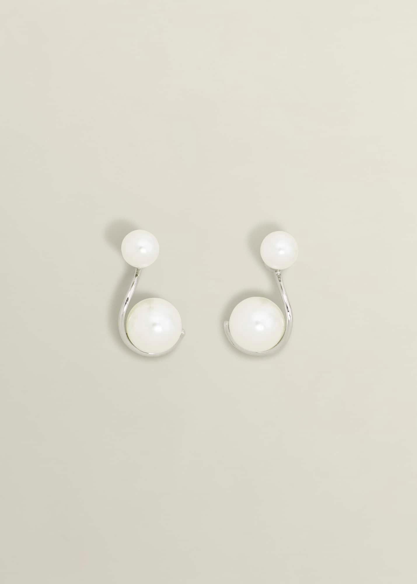 Robyn Earrings, Silver, hi-res