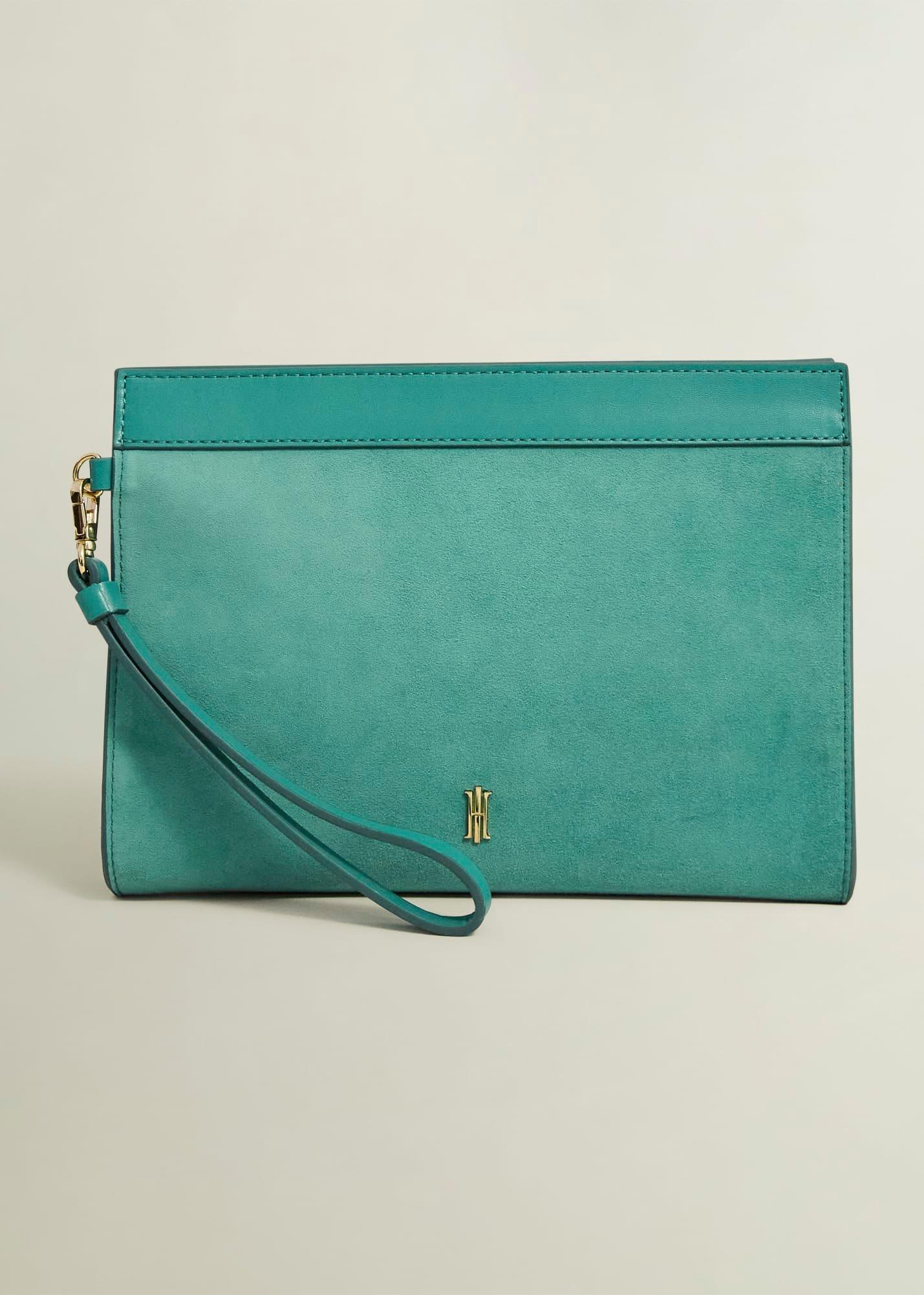 Catherine Suede Wristlet