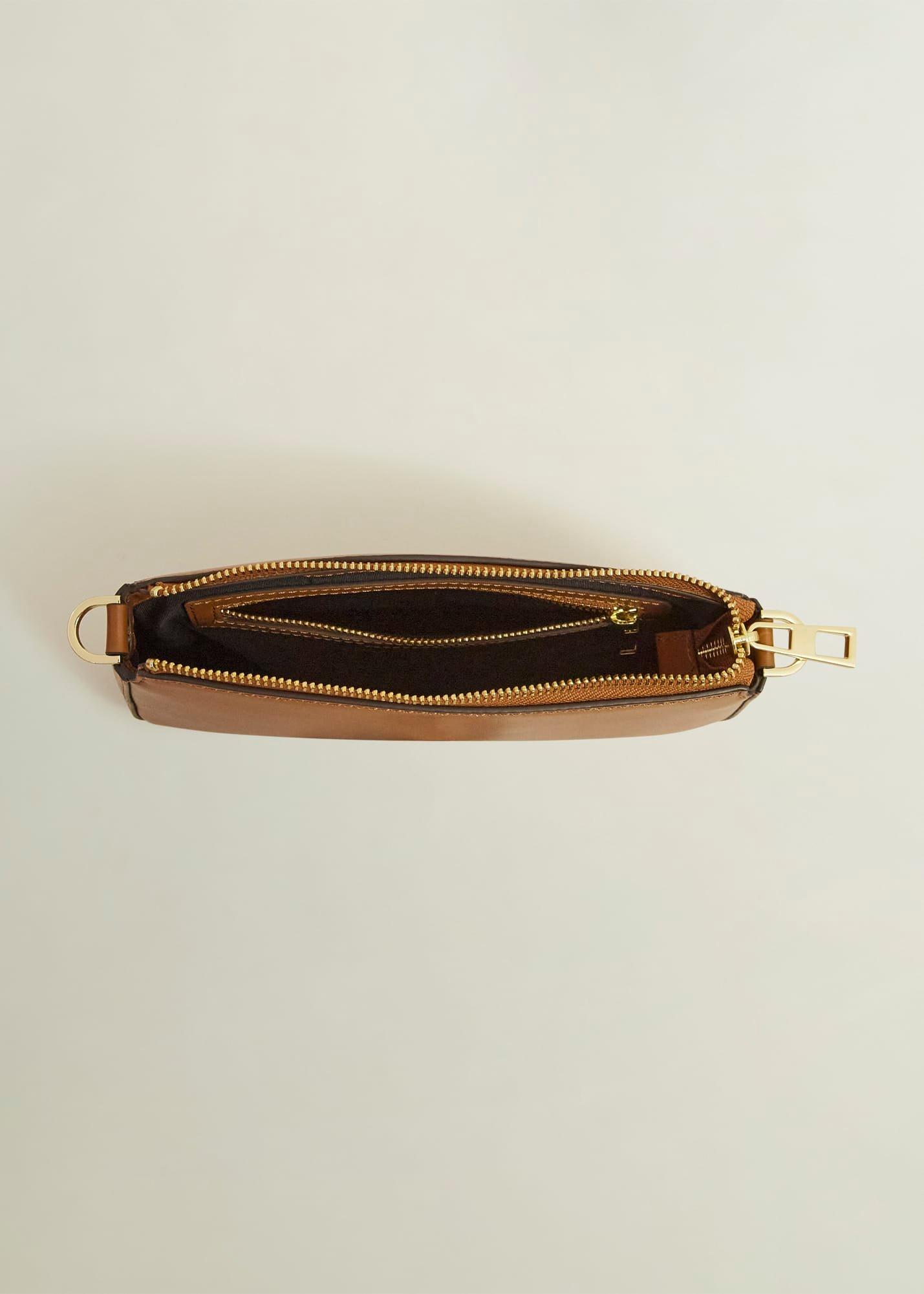 Briella Leather Crossbody Bag, Tan, hi-res