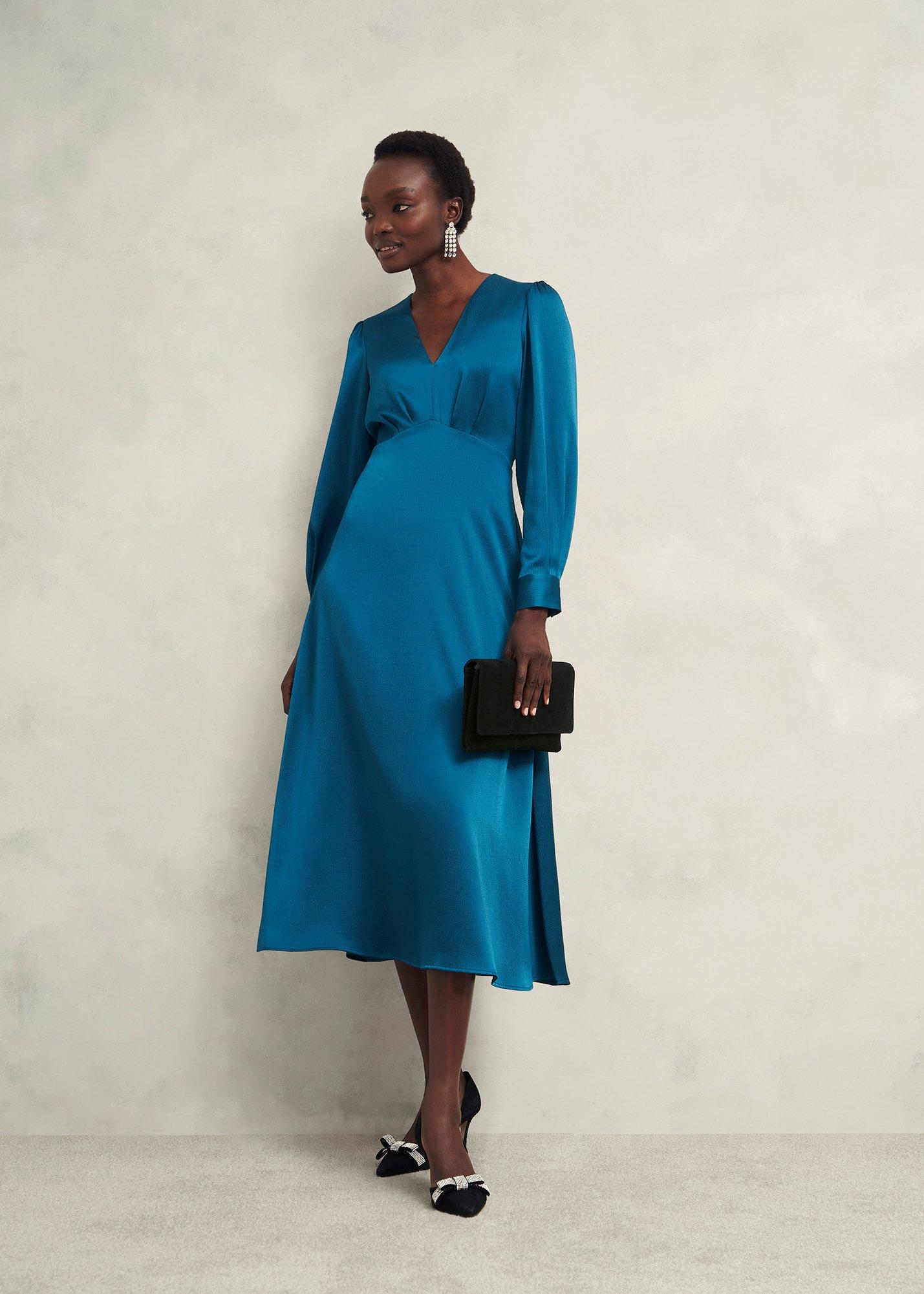 Renata Suede Clutch Bag, Black, hi-res