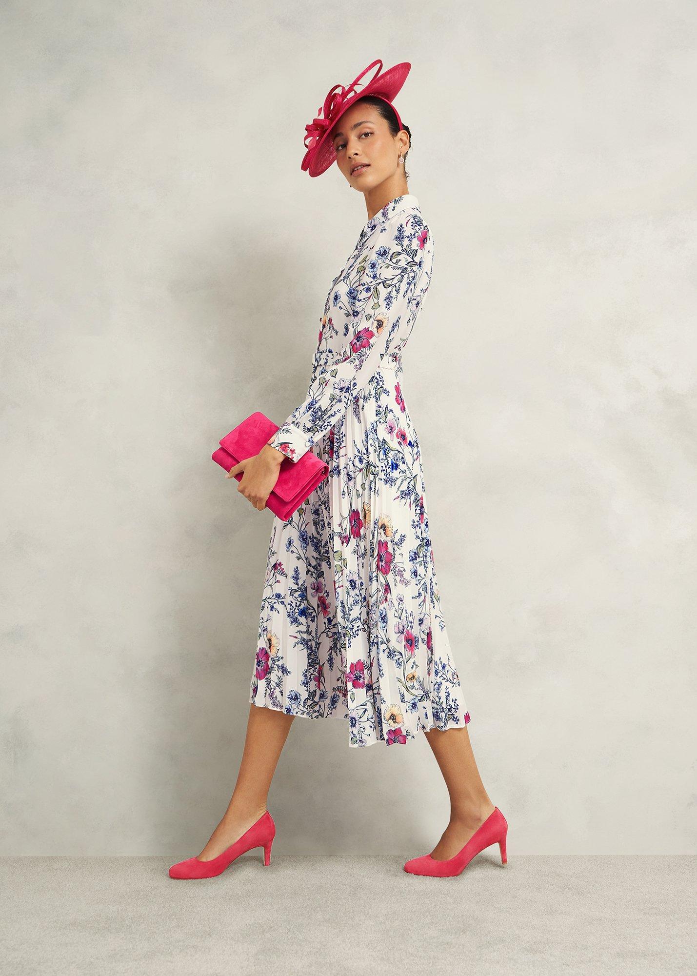 Renata Suede Clutch, Zinnia Pink, hi-res