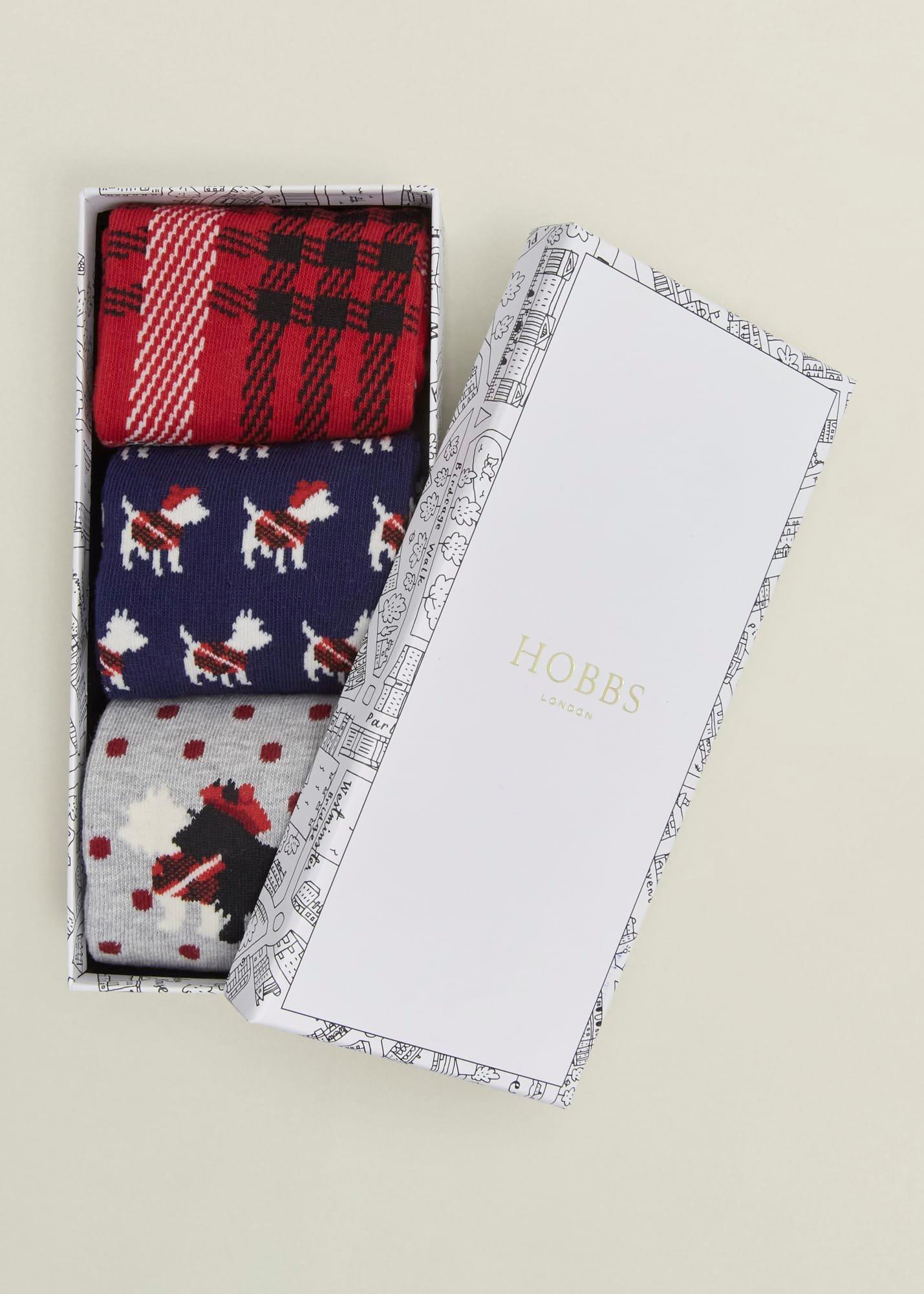 Westie Dog Sock Set, Multi, hi-res