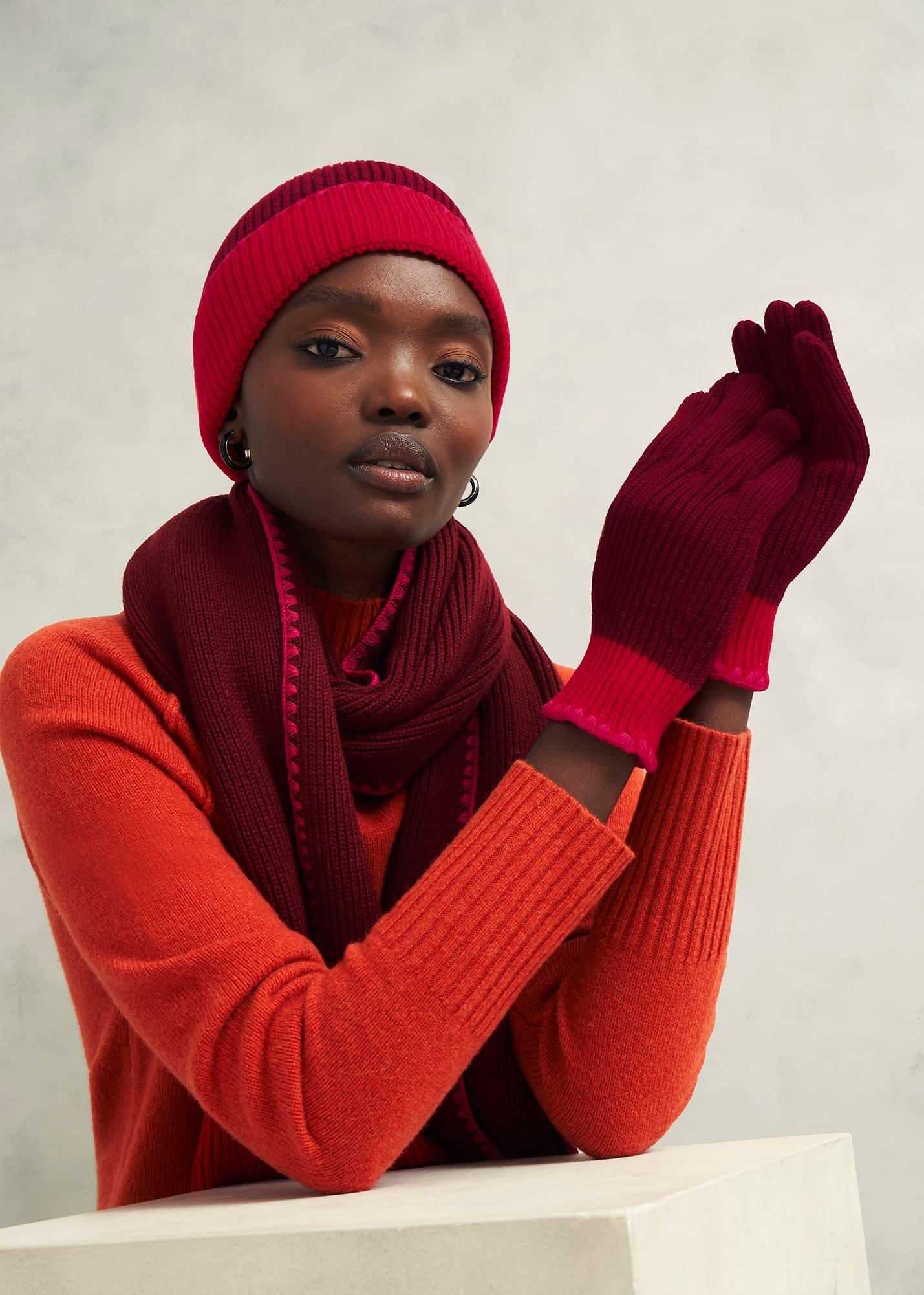 Esme Gloves, Rhubarb Red, hi-res