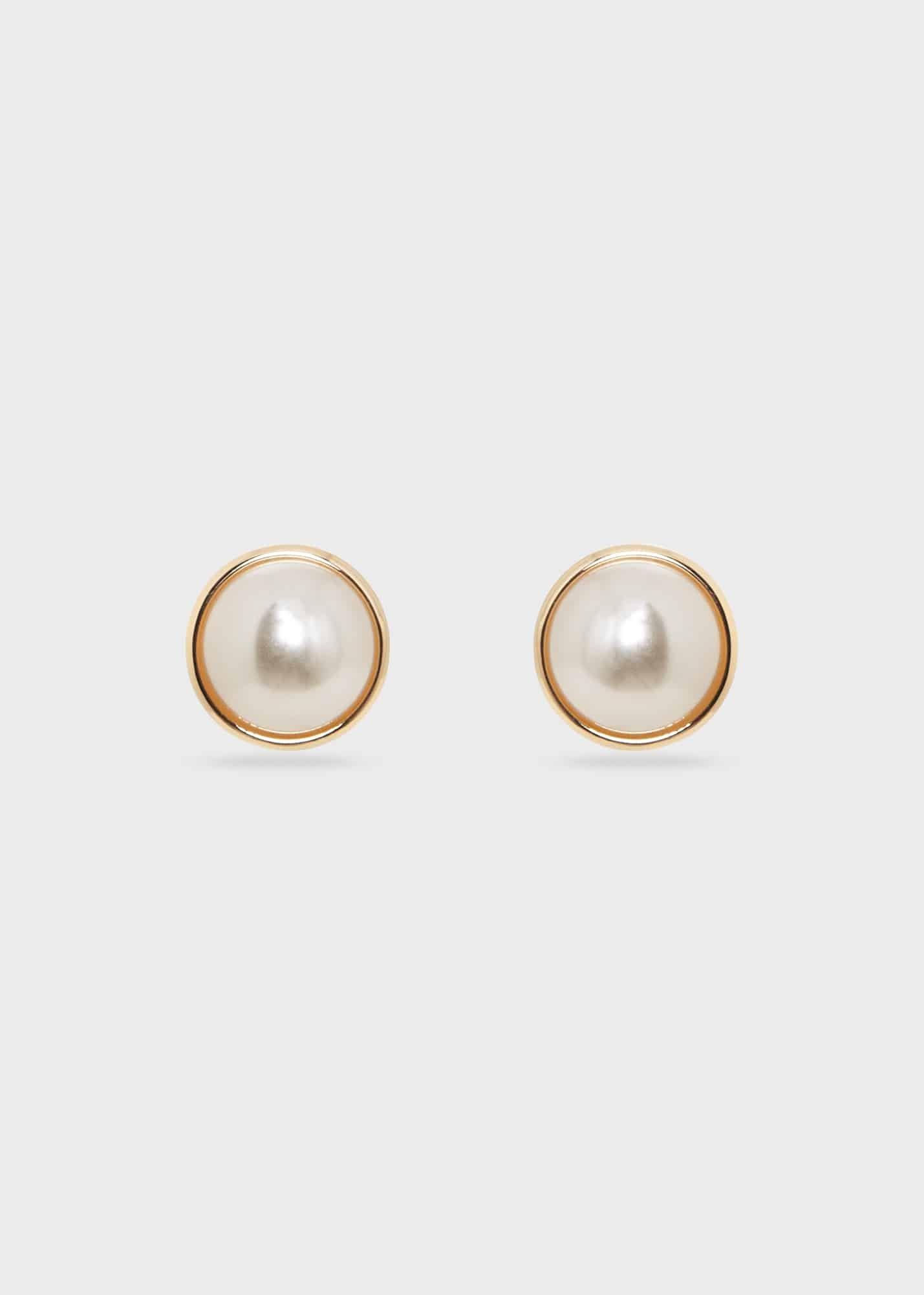 Monica Stud Earrings, Gold, hi-res