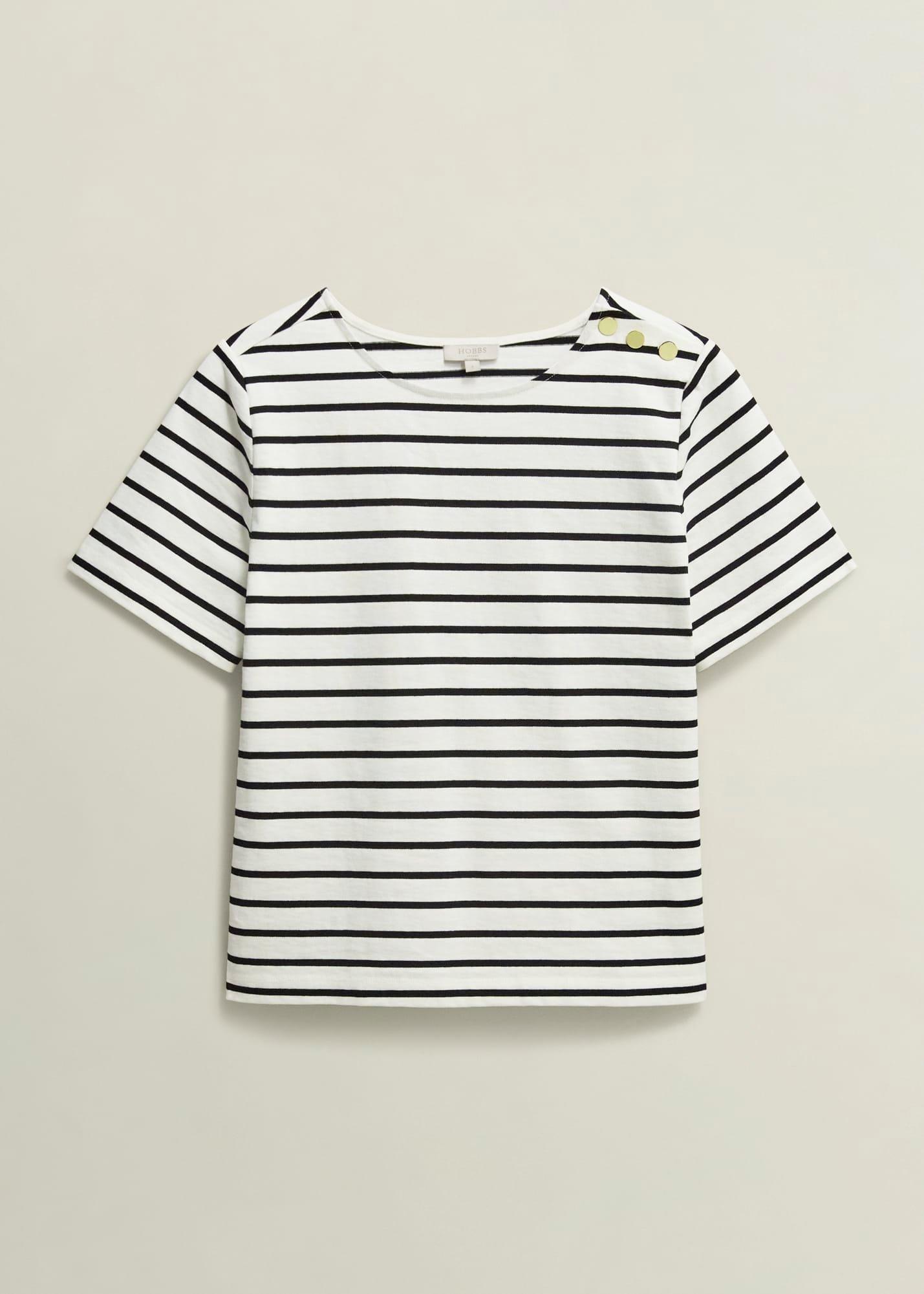 Bethan Cotton Stripe Top