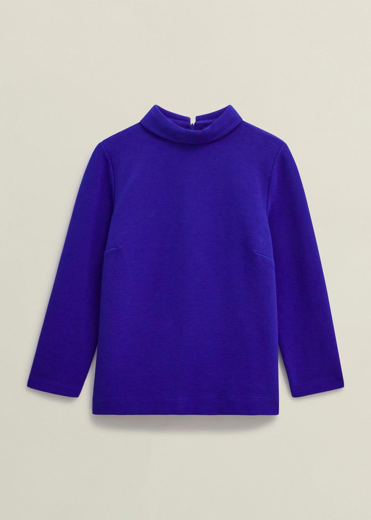 Tali Textured Top, Eclipse Blue, hi-res