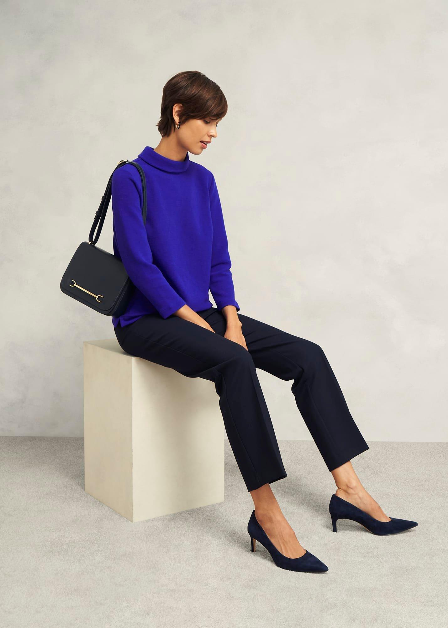 Tali Textured Top, Eclipse Blue, hi-res