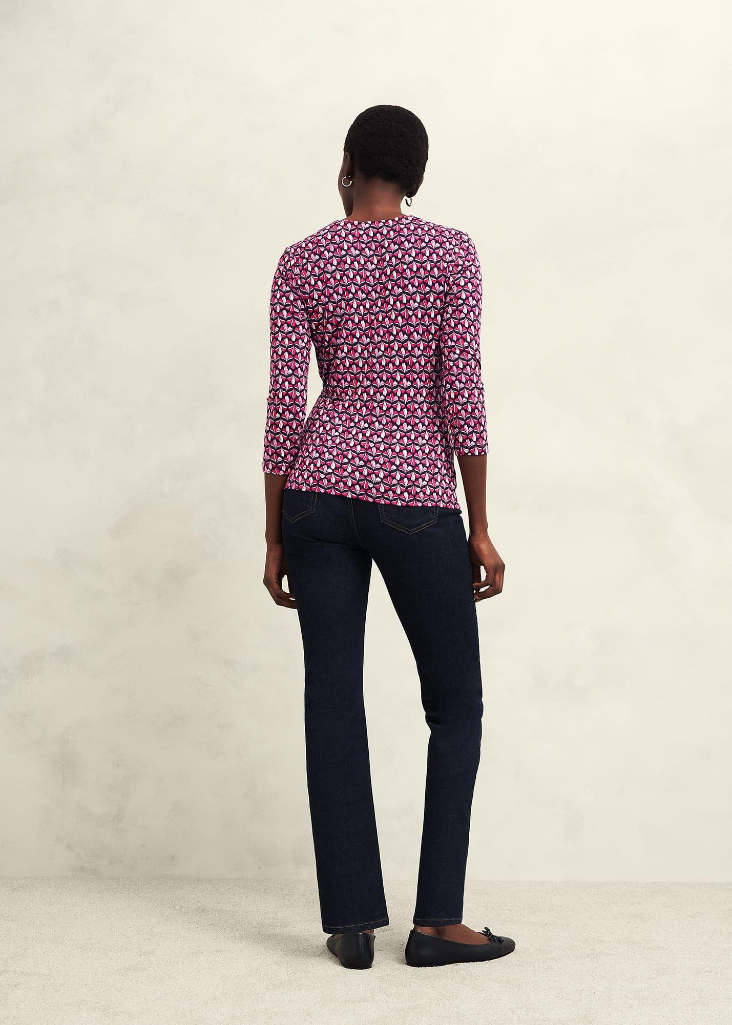 Simmy Printed Top, Zinnia Multi, hi-res