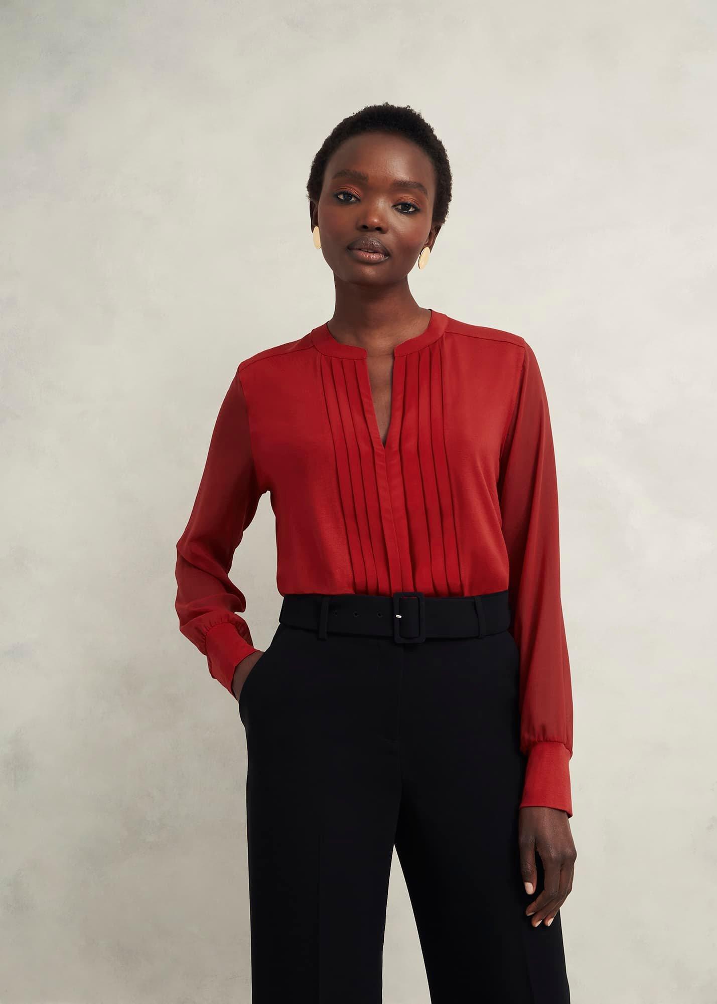 Darcey Top, Pomegranate Red, hi-res