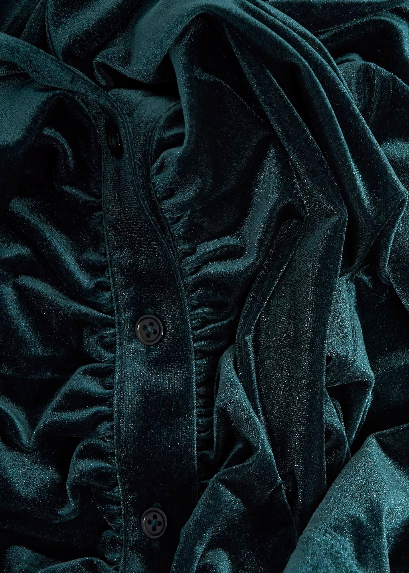 Velvet Hattie Top, Evergreen, hi-res