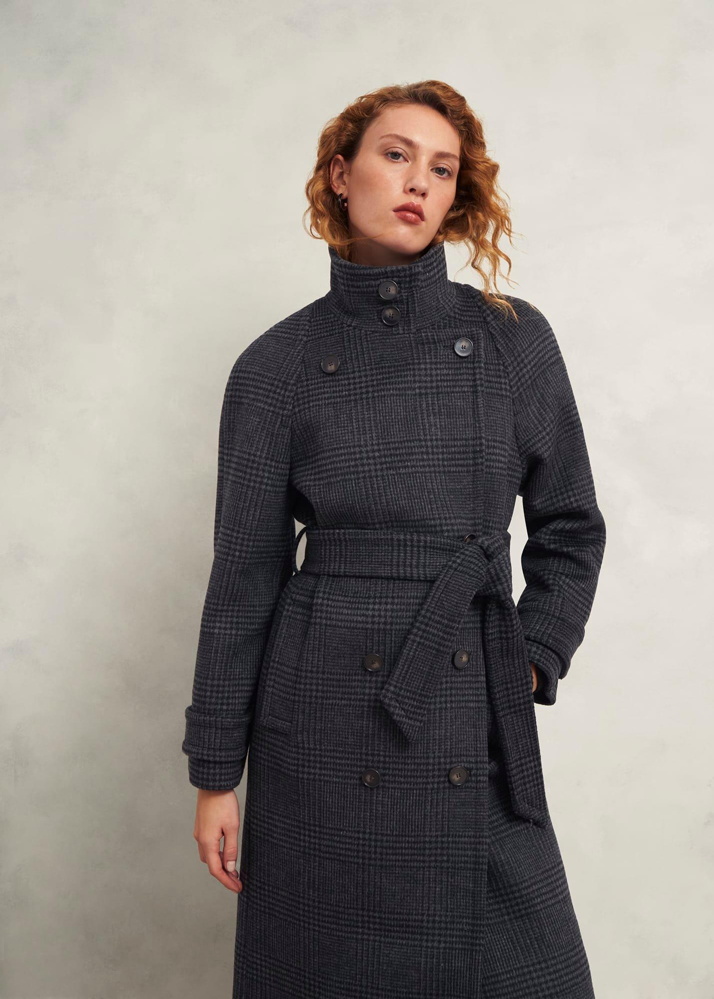 Peckworth Coat With Wool, Grey Multi, hi-res
