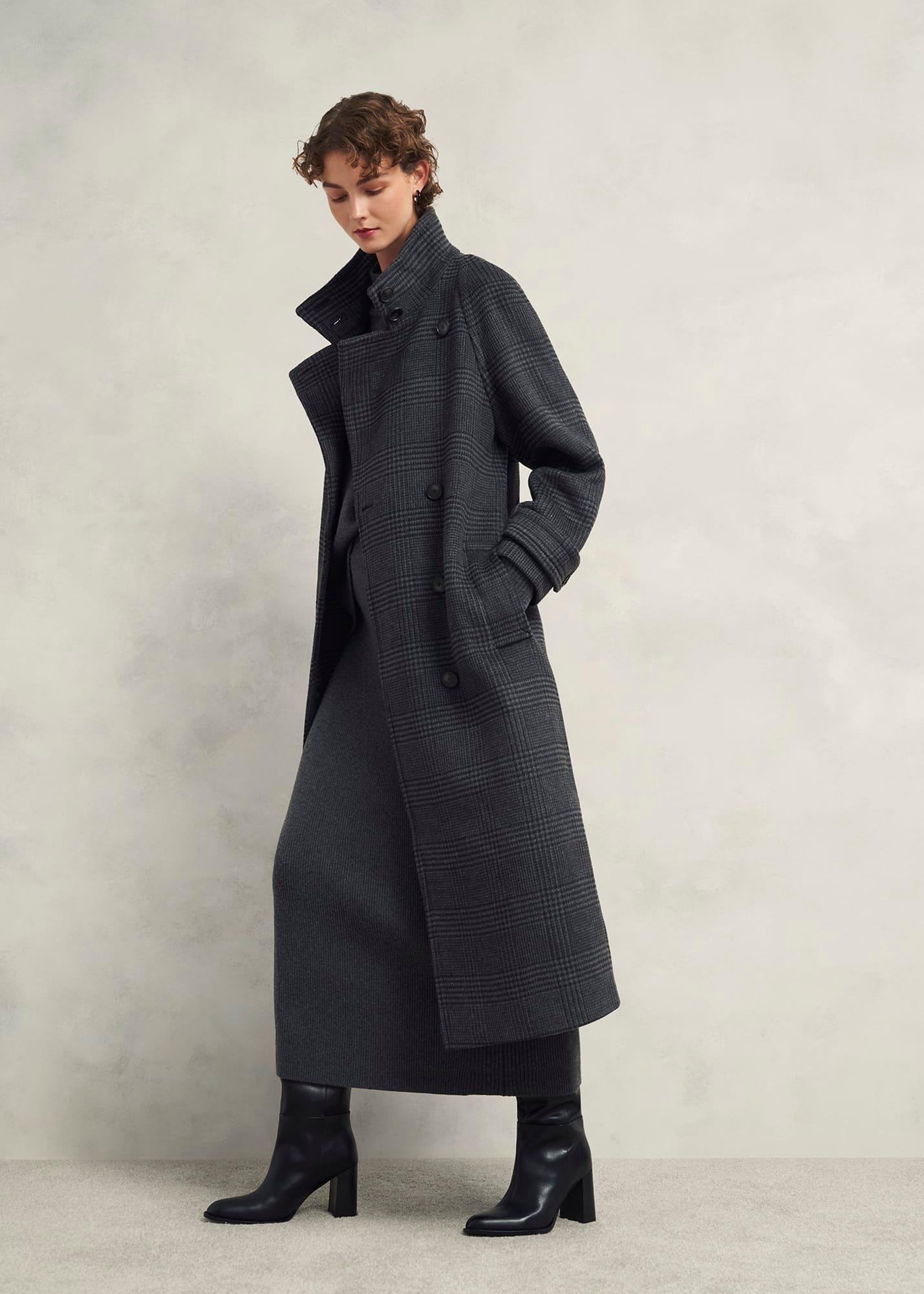 Peckworth Coat With Wool, Grey Multi, hi-res
