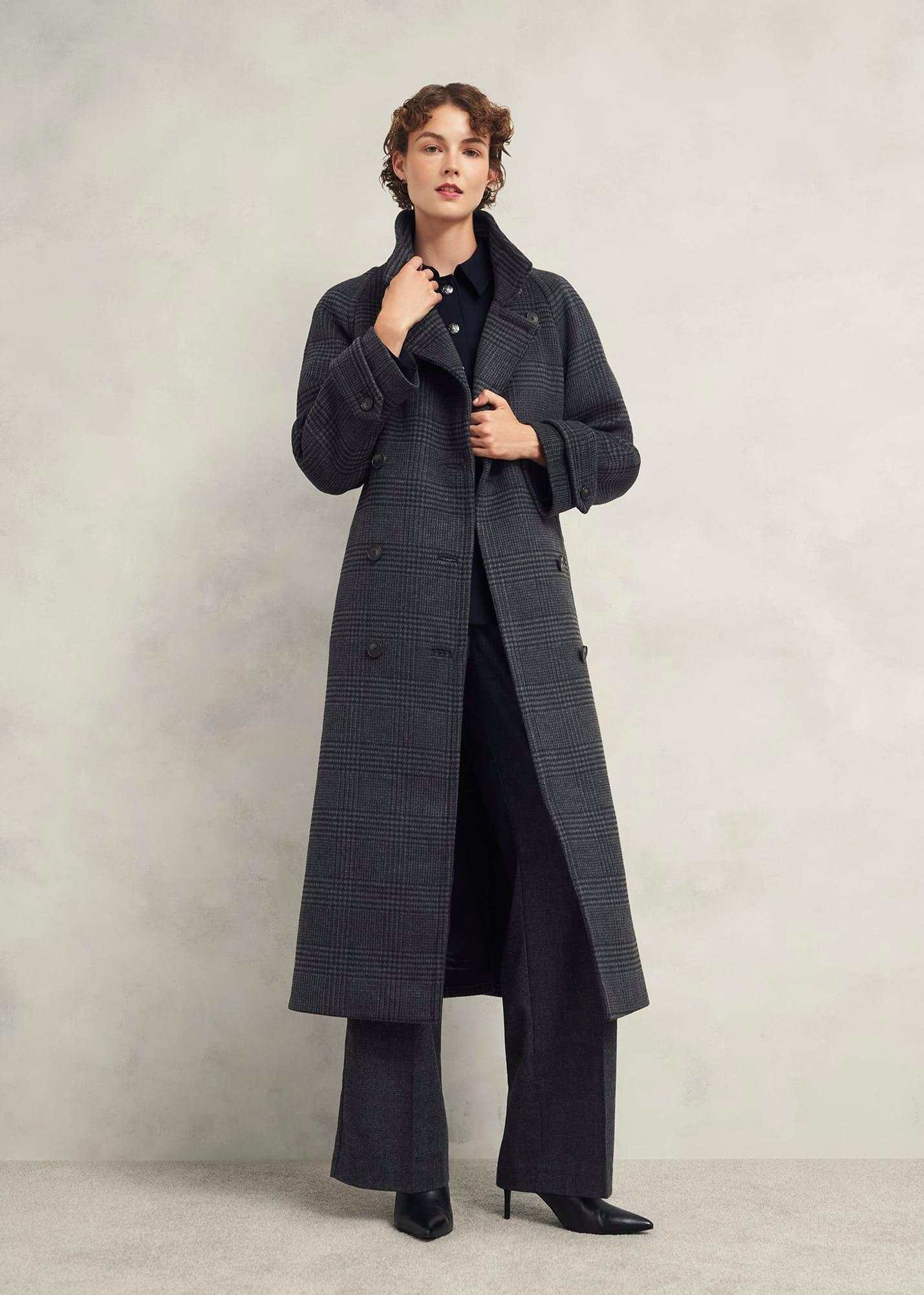 Peckworth Coat With Wool, Grey Multi, hi-res