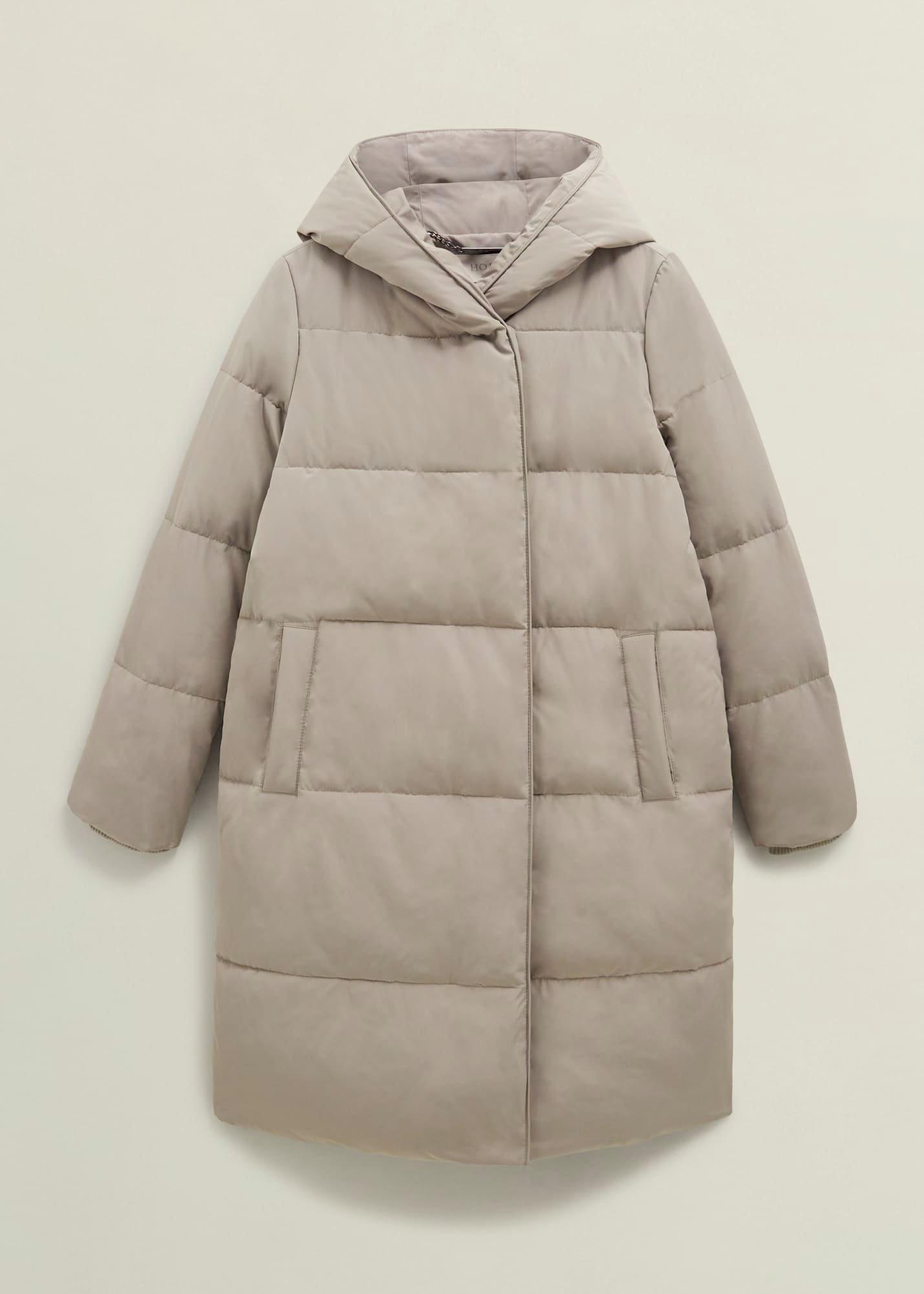 Darla Puffer Coat, Buff Grey, hi-res