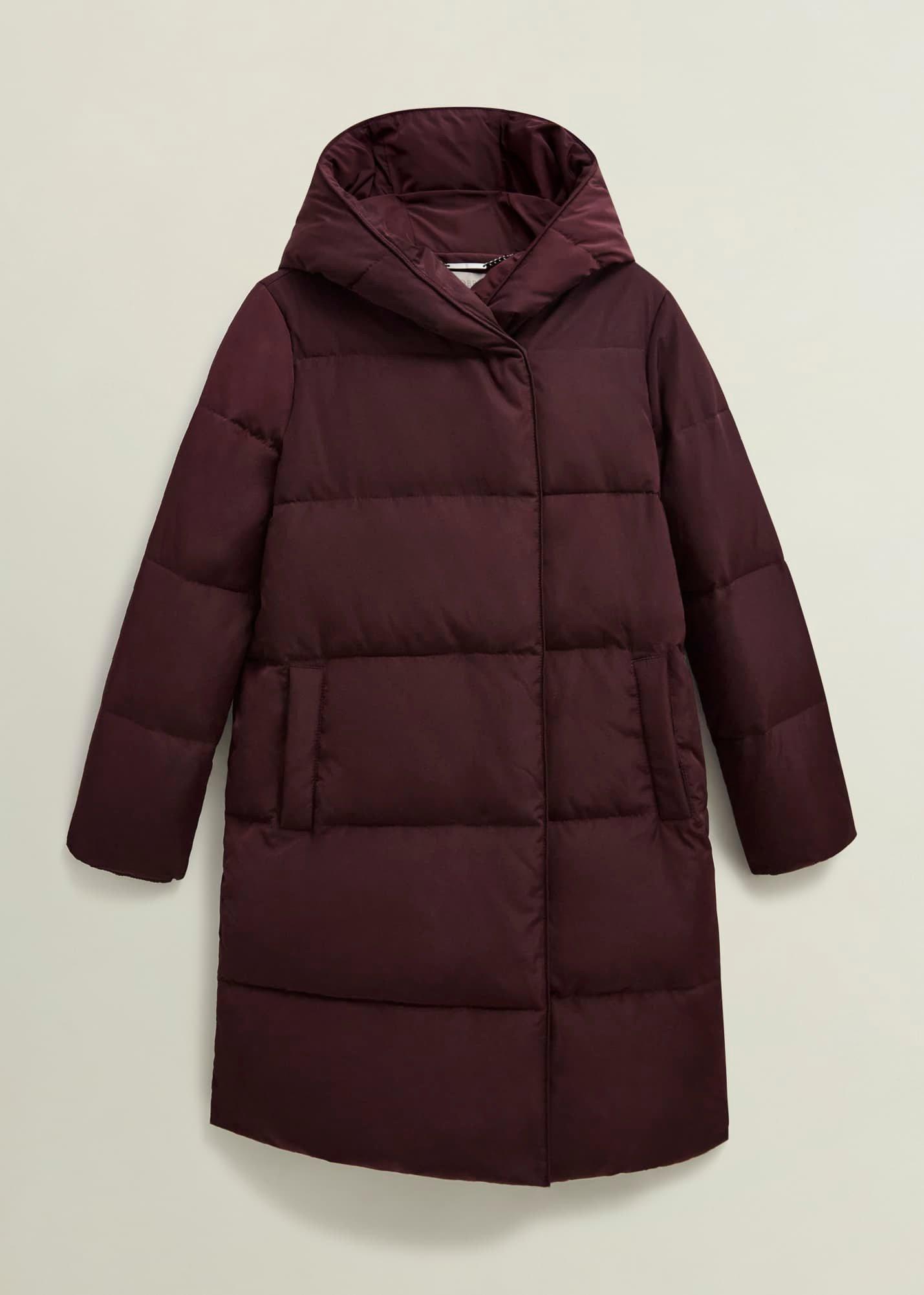 Darla Puffer Coat, Wine, hi-res