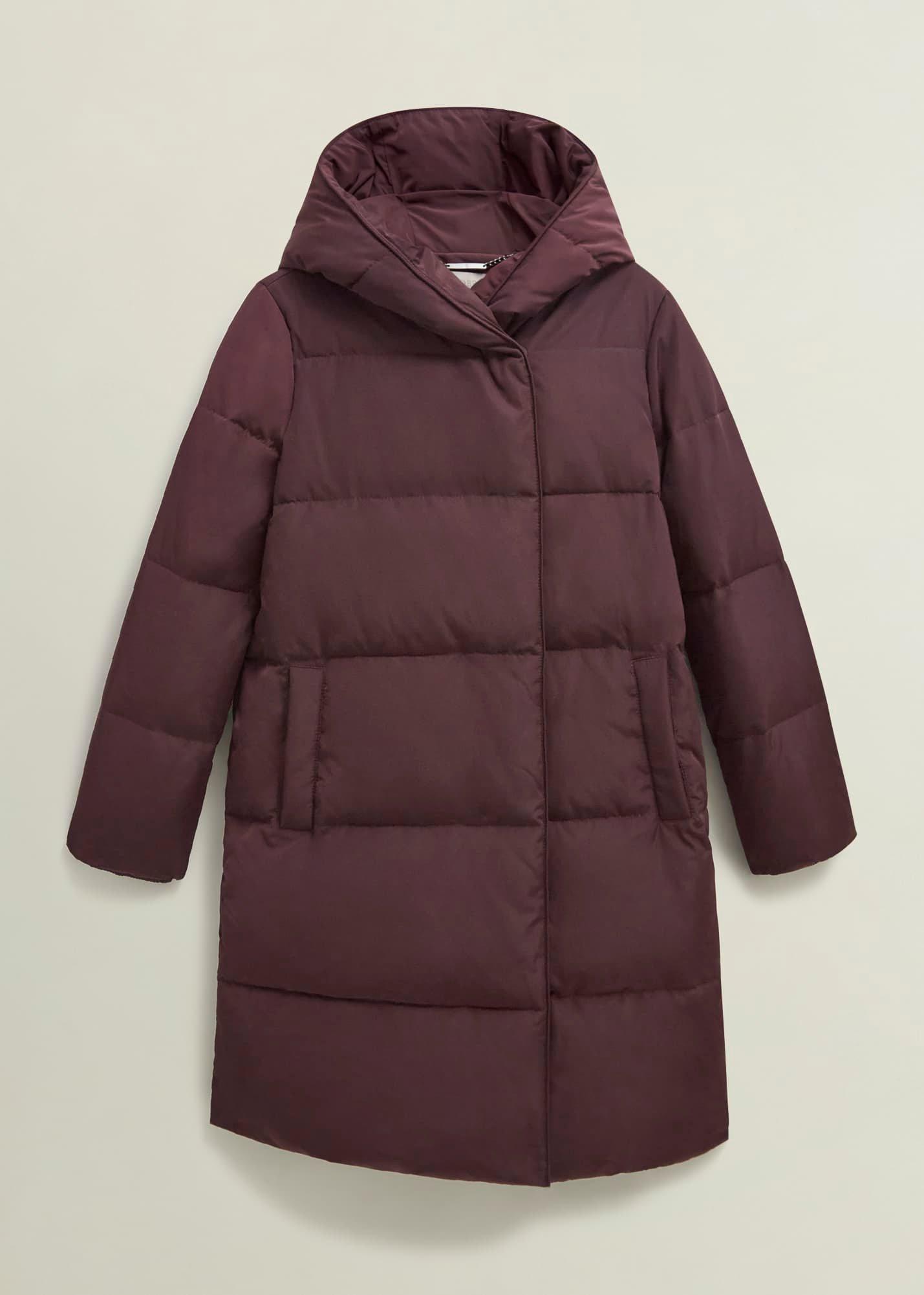 Petite Darla Puffer Coat, Wine, hi-res