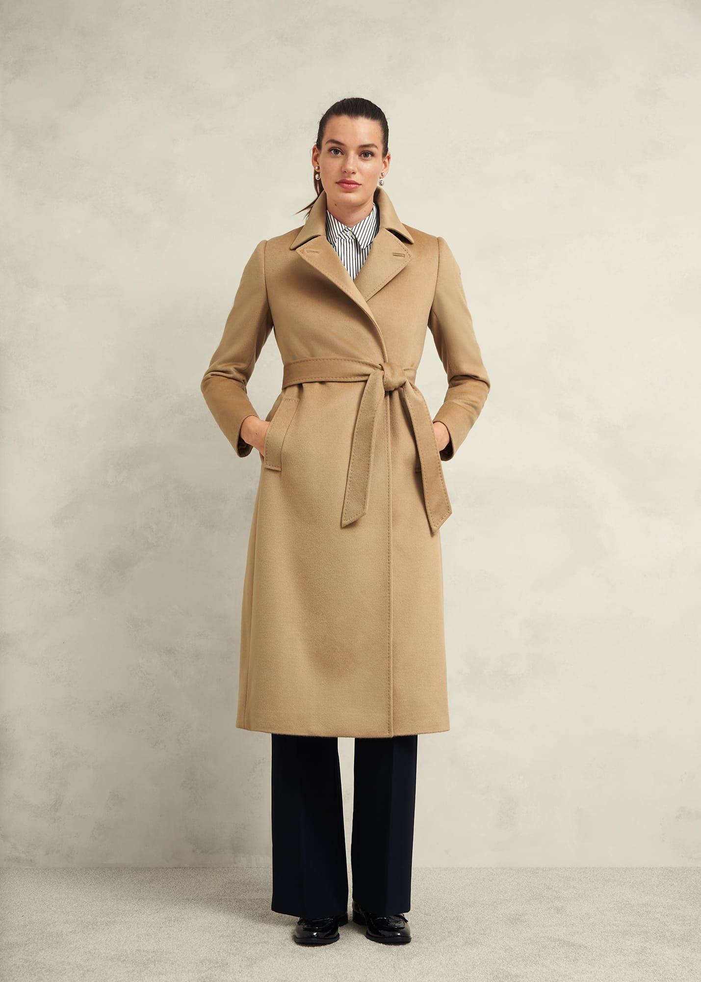 Livia Wool Coat, Hobbs Camel, hi-res