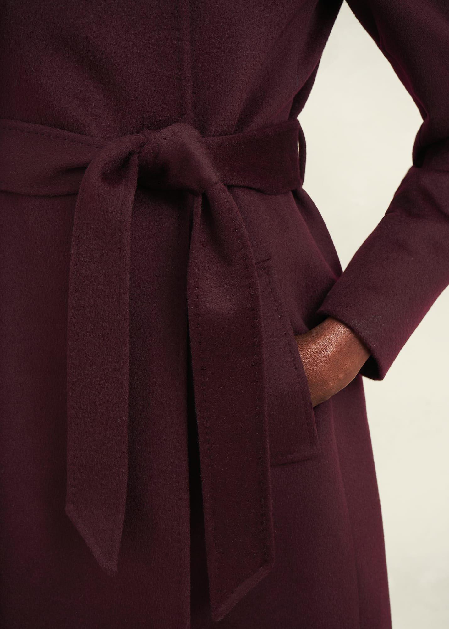 Livia Wool Coat, Malbec Purple, hi-res