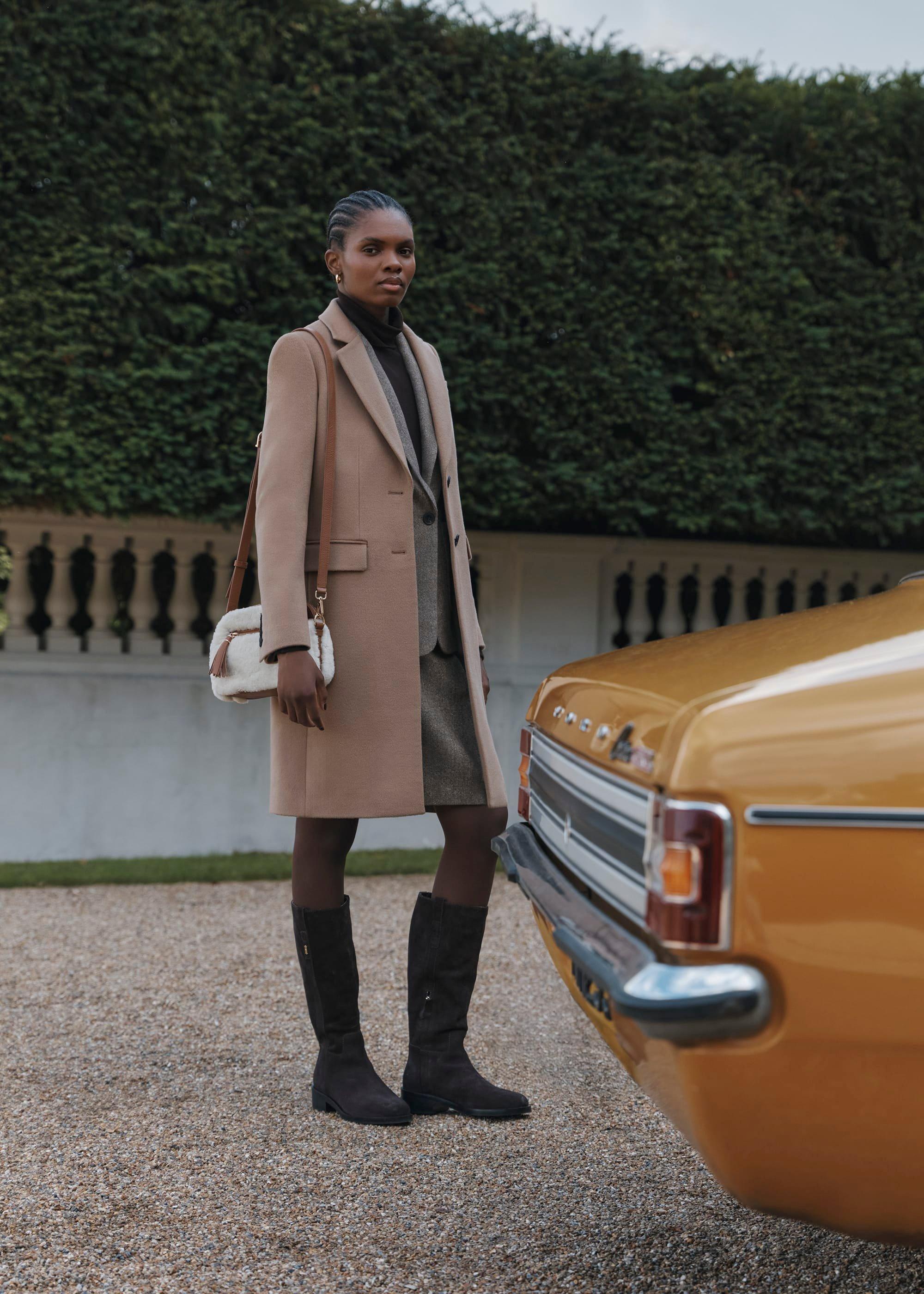 Cavendish Wool Coat, Hobbs Camel, hi-res