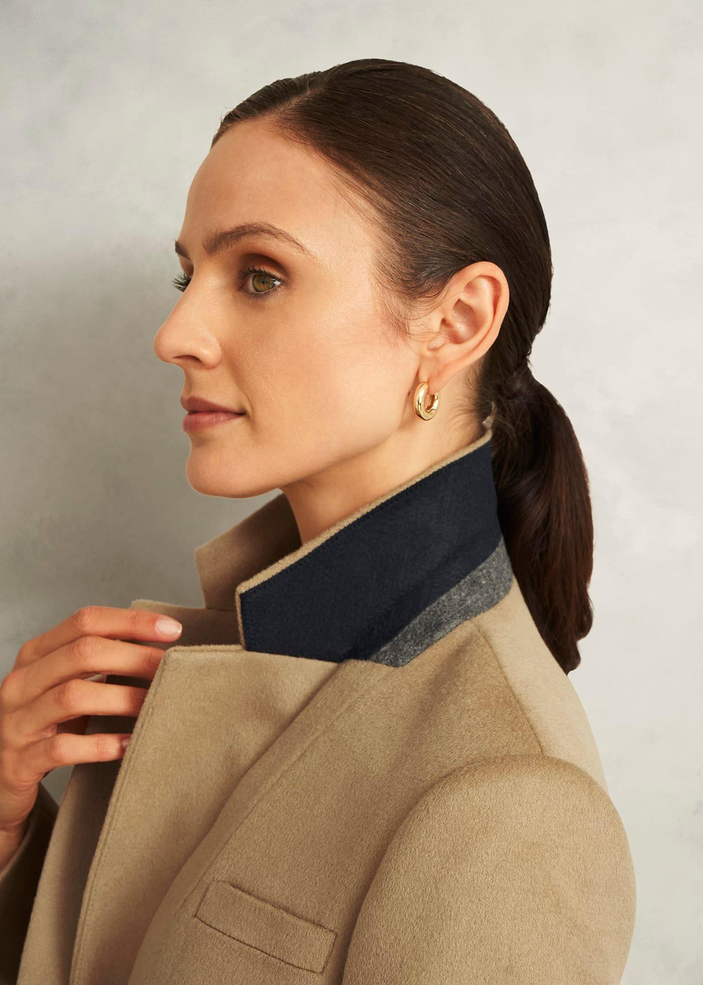 Petite Cavendish Wool Coat, Hobbs Camel, hi-res