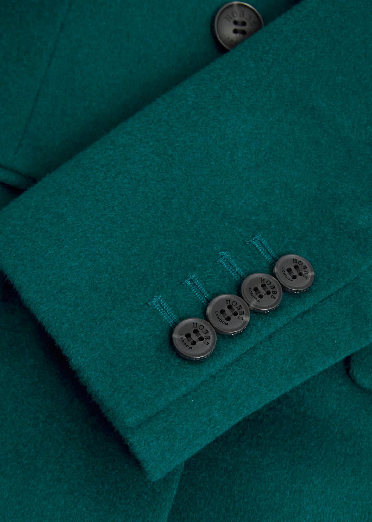 Petite Cavendish Wool Coat, Kyanite Green, hi-res