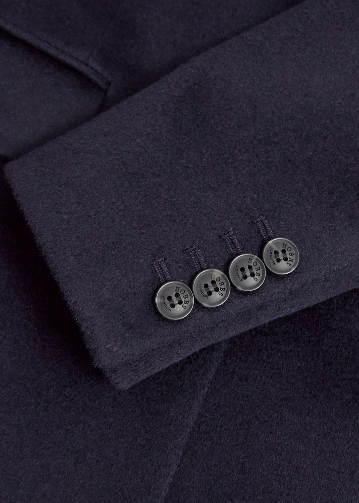 Petite Cavendish Wool Coat, Navy, hi-res