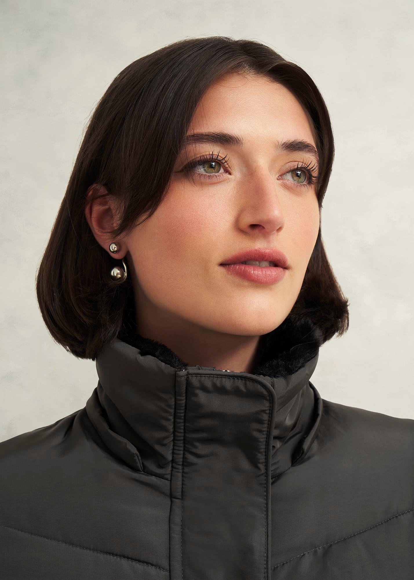 Jaymie Puffer Coat, Charcoal, hi-res