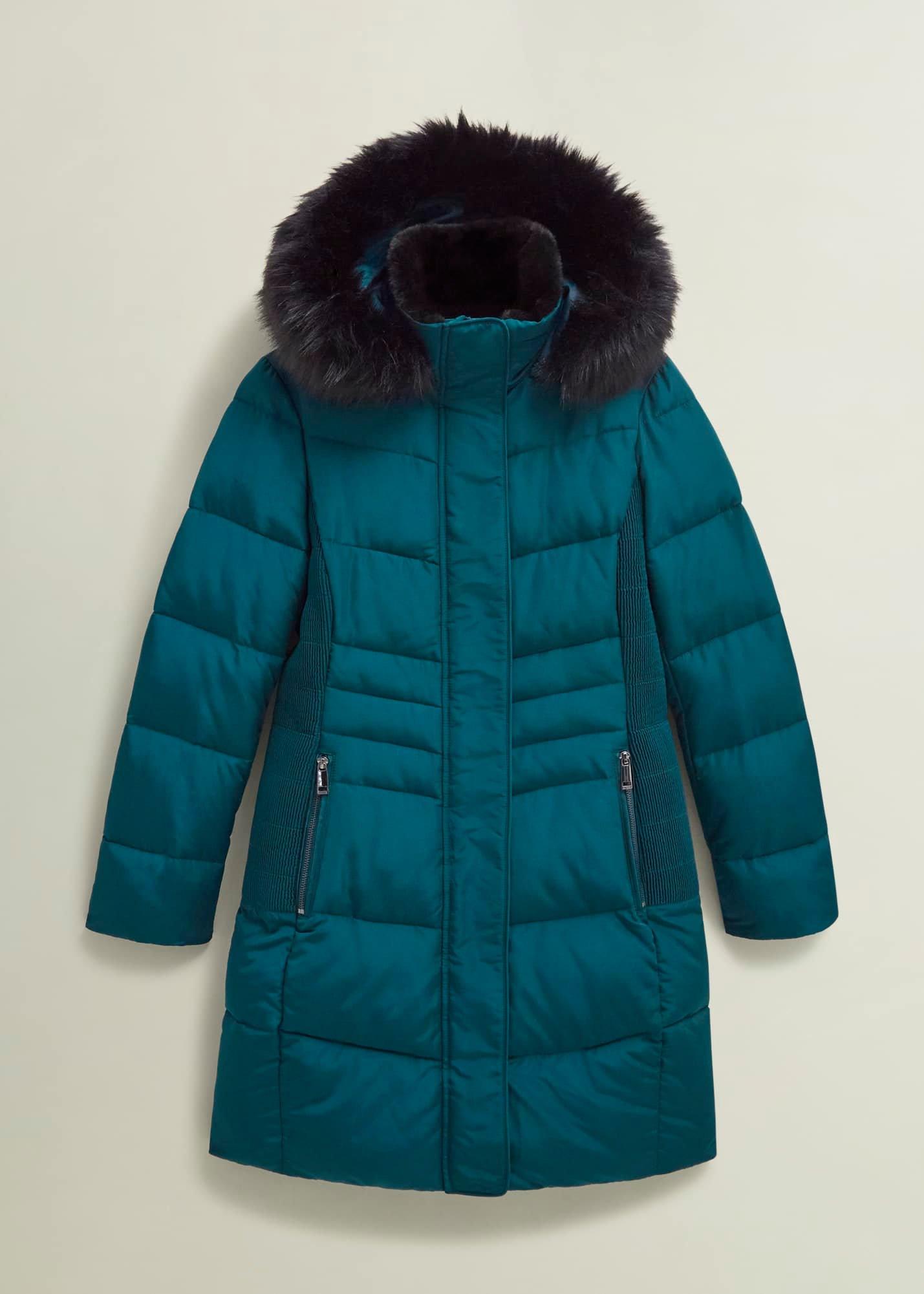 Petite Jaymie Puffer Coat, Kyanite Green, hi-res