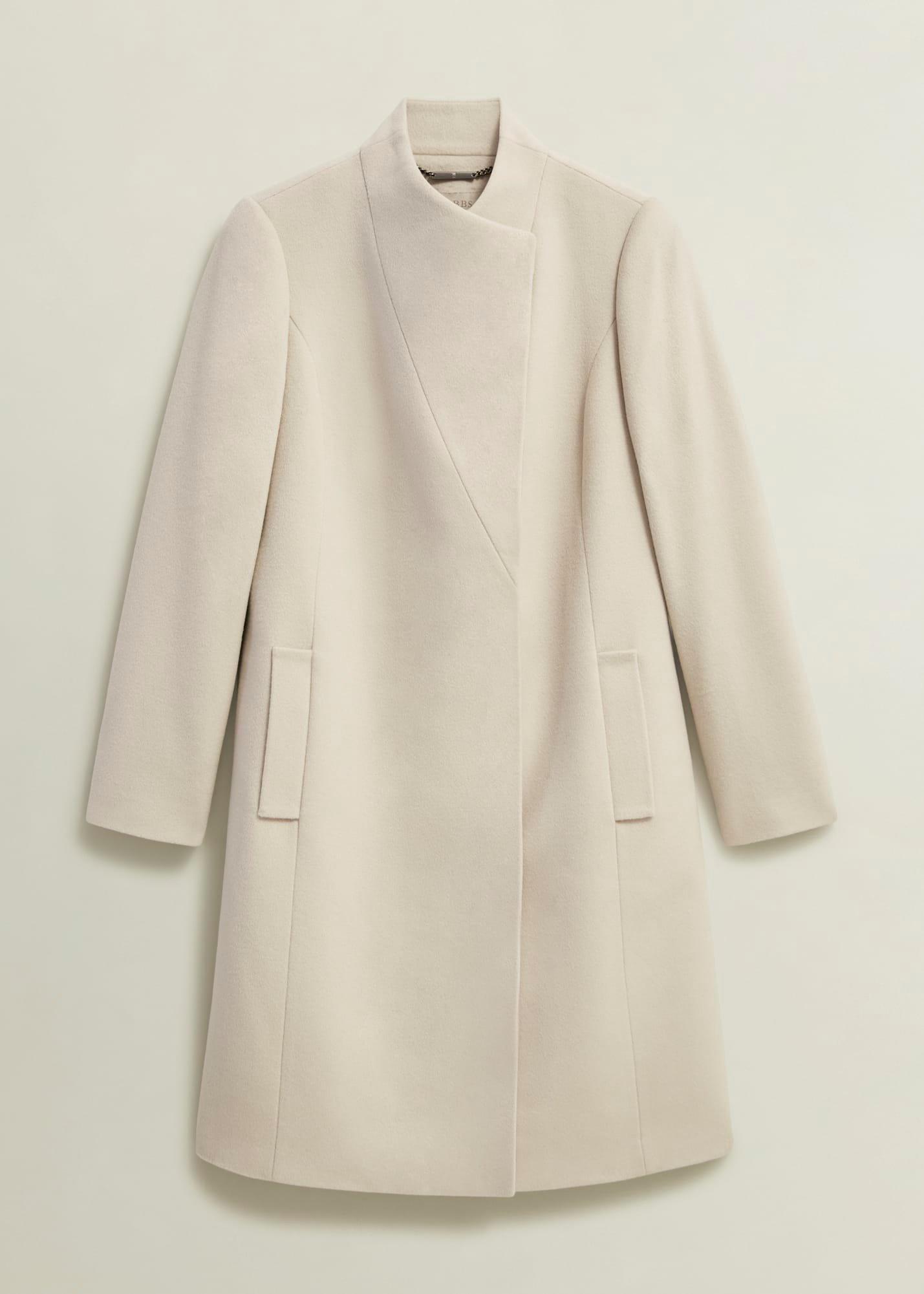 Marissa Wool Coat, Buff Grey, hi-res