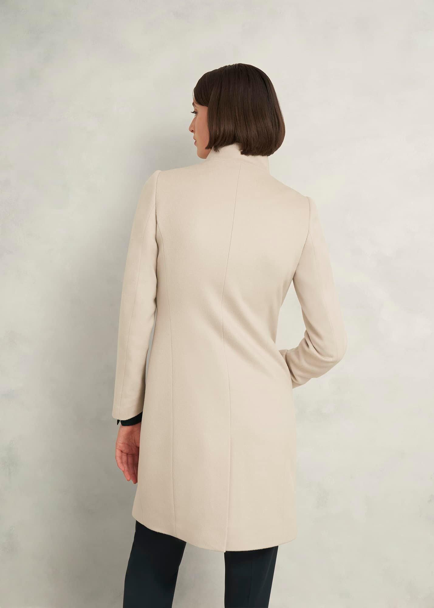 Marissa Wool Coat, Buff Grey, hi-res