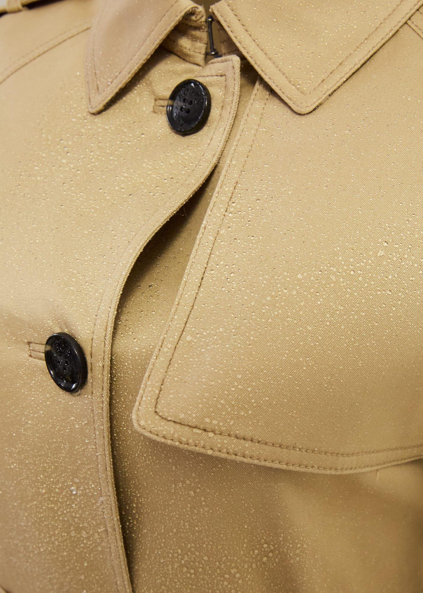 Hallie Shower Resistant Trench Coat, Fawn Beige, hi-res