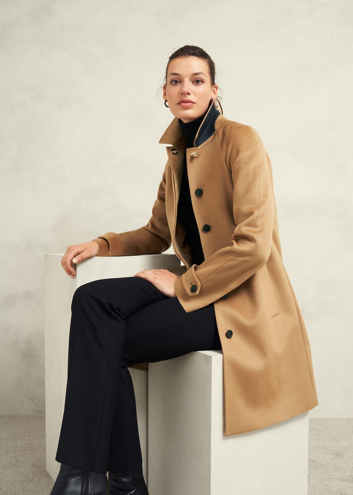 Vivienne Wool Coat, Warm Beige, hi-res