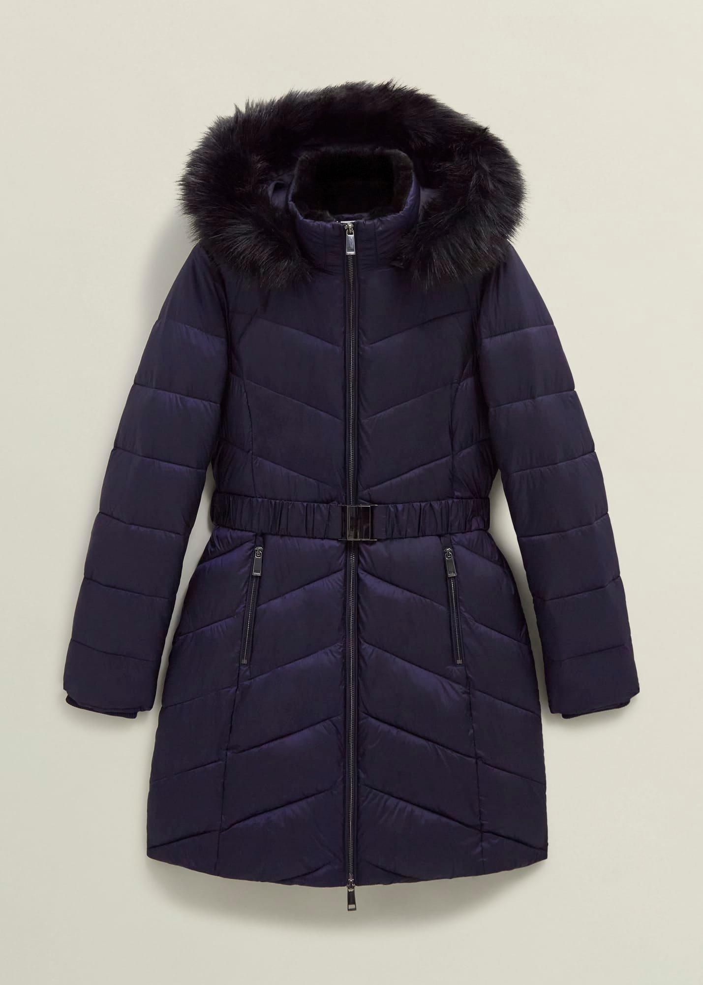Alis Puffer Coat, Navy, hi-res