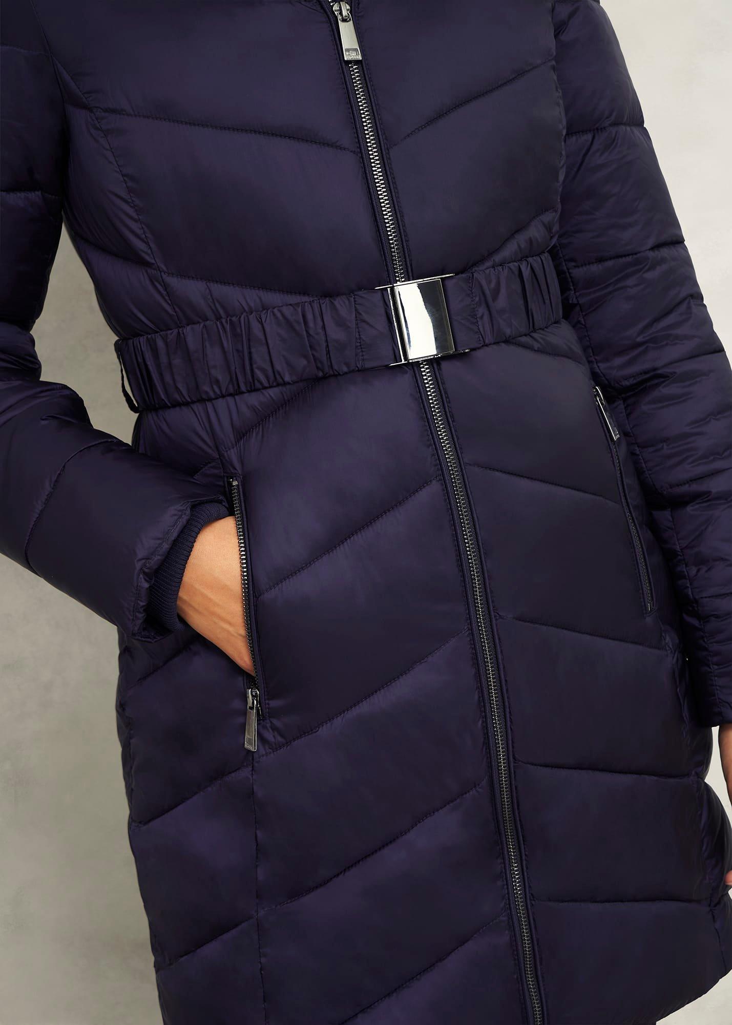 Alis Puffer Coat, Navy, hi-res
