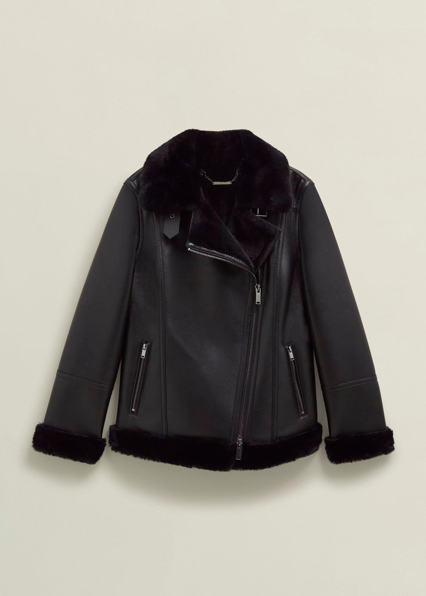 Ali Biker Jacket, Hobbs Black, hi-res
