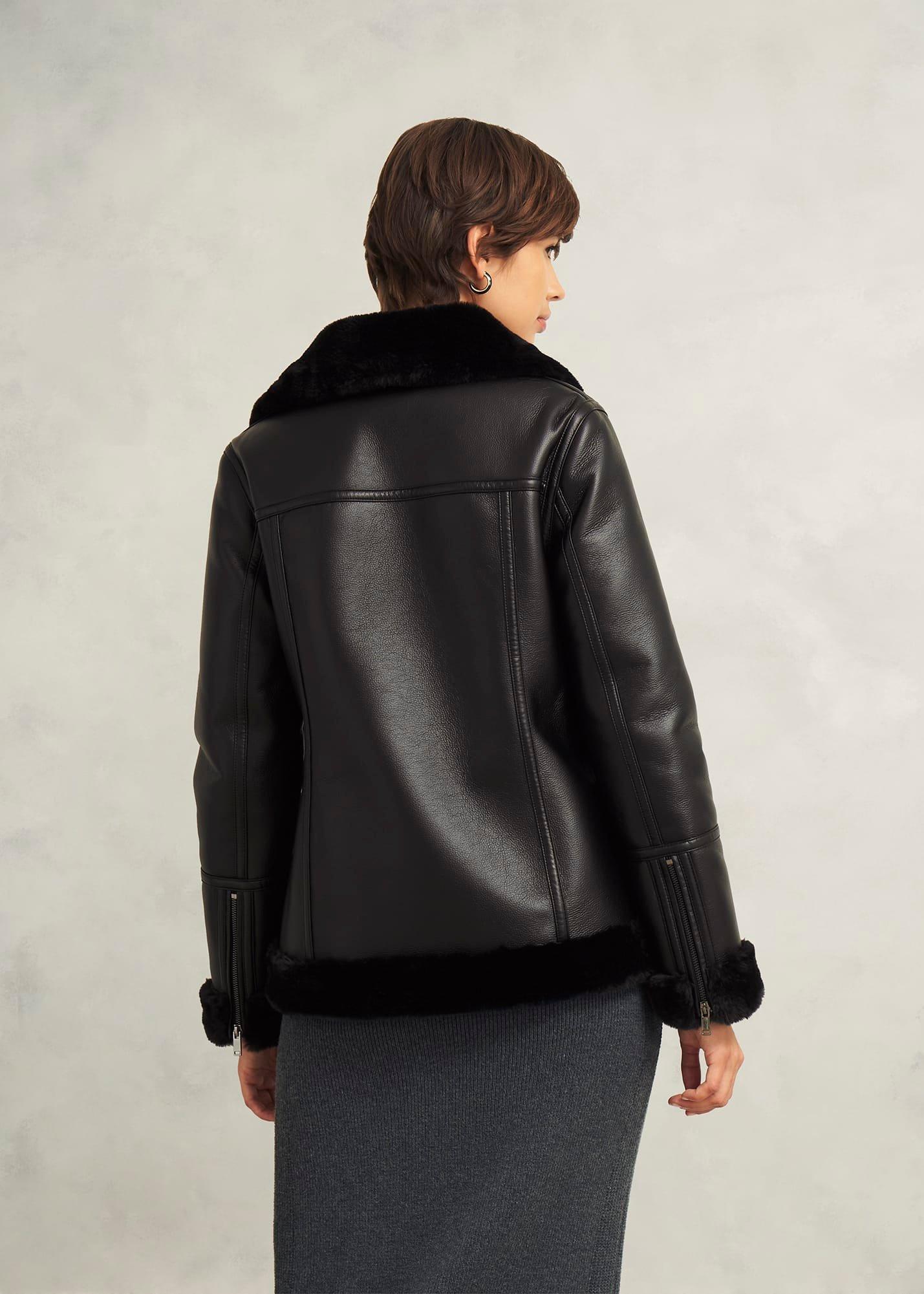 Ali Biker Jacket, Hobbs Black, hi-res
