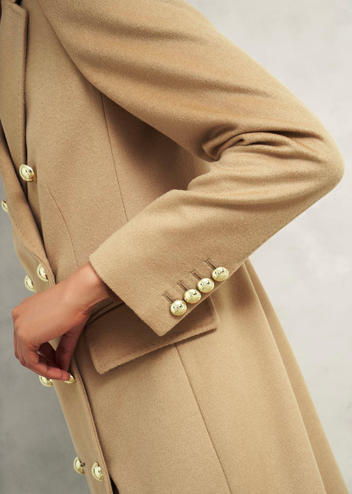 Richmond Wool Maxi Coat, Camel, hi-res