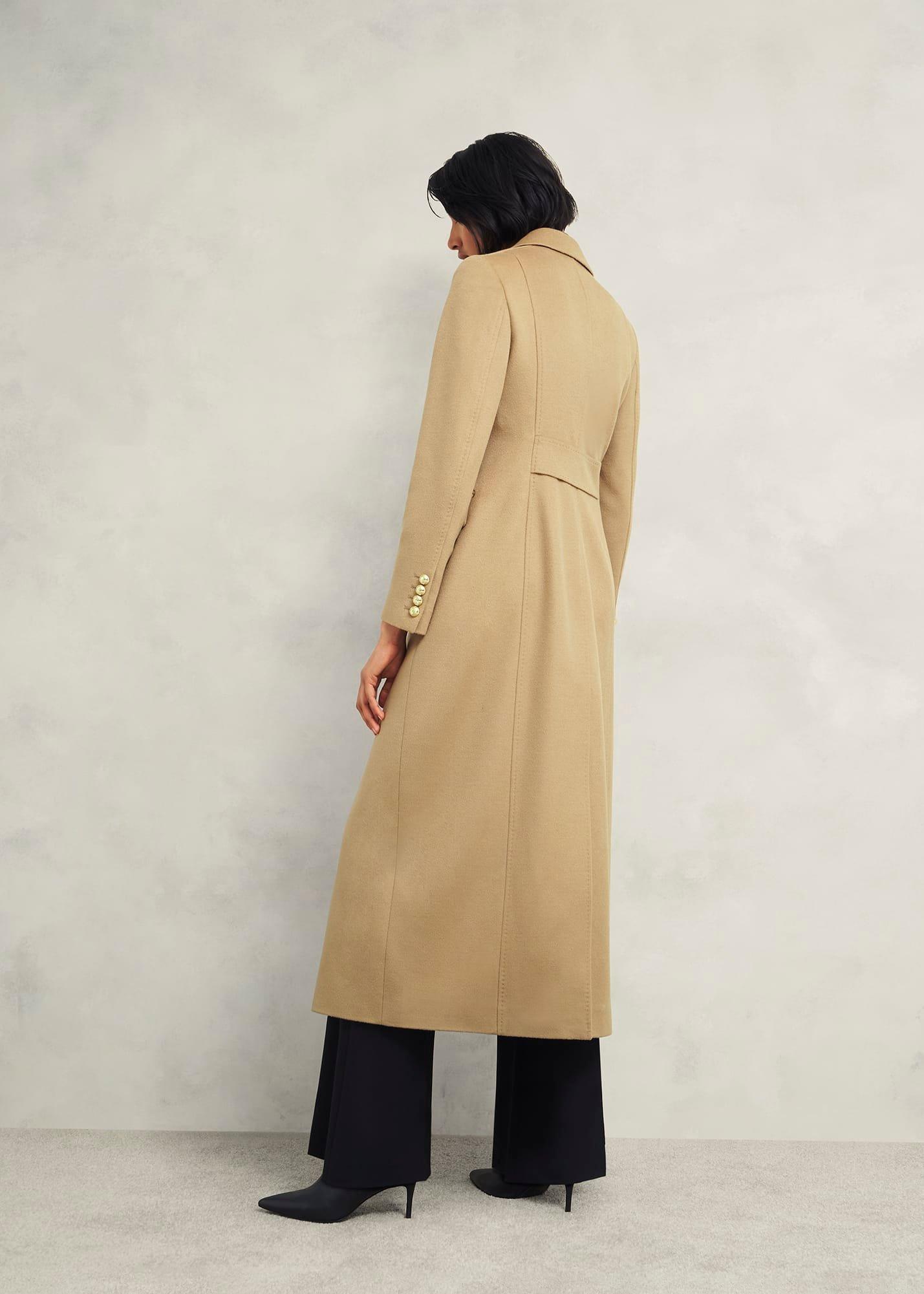 Richmond Wool Maxi Coat, Camel, hi-res