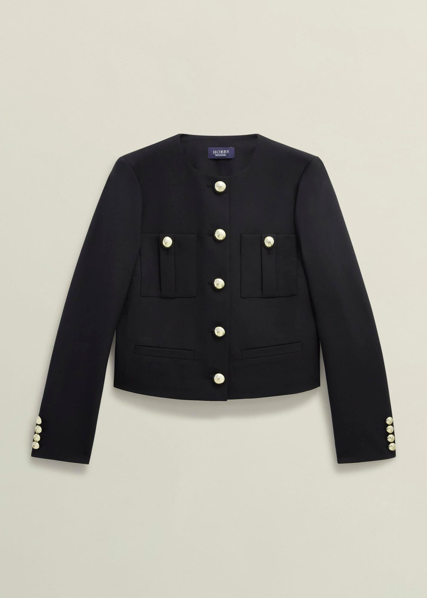 Sinclair Jacket With Wool, Black, hi-res