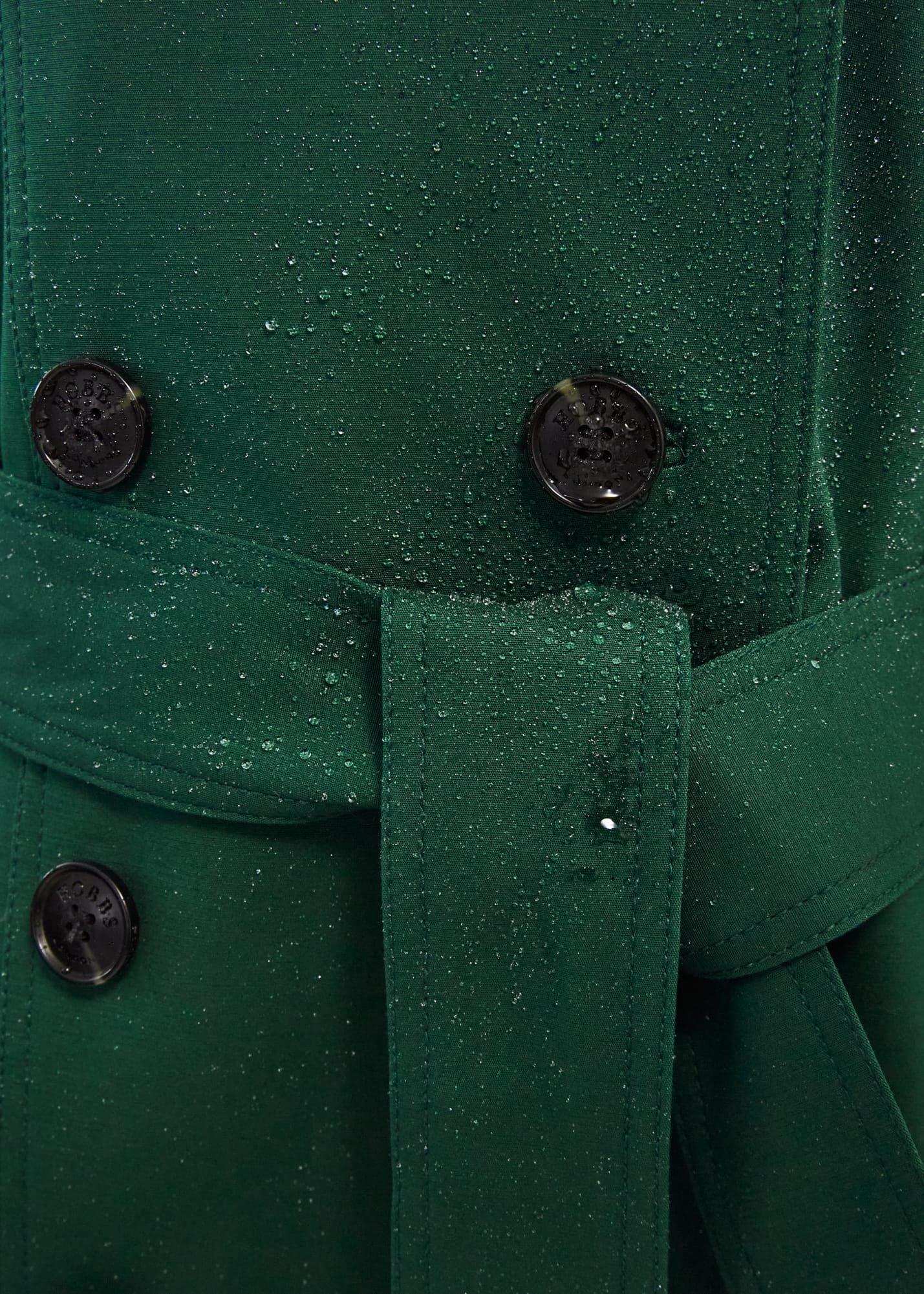 Saskia Shower Resistant Trench Coat, Bay Green, hi-res