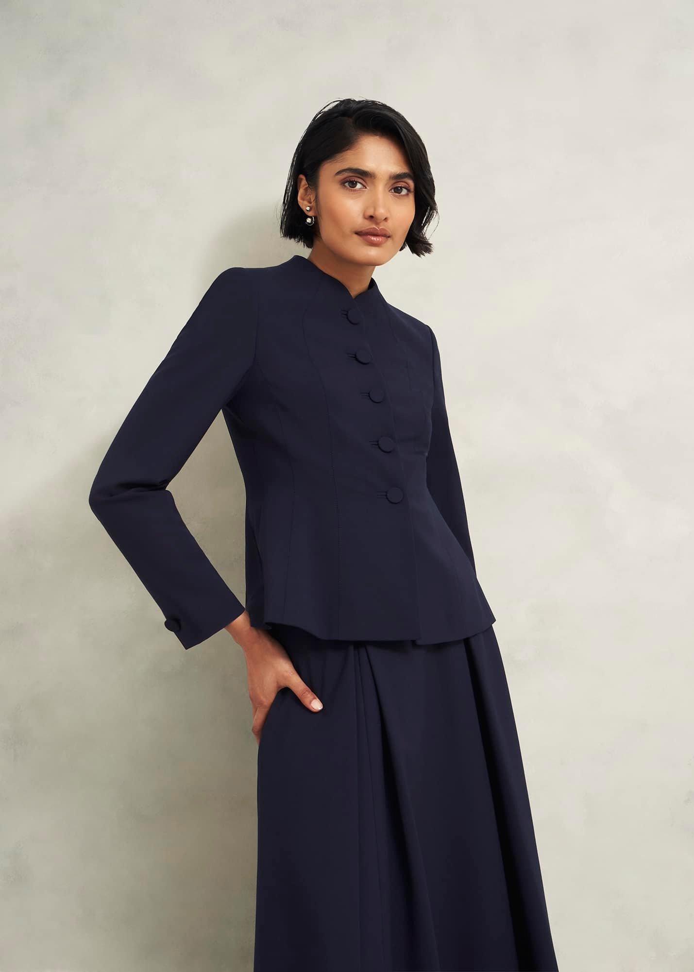 Berkeley Jacket With Wool, Navy, hi-res