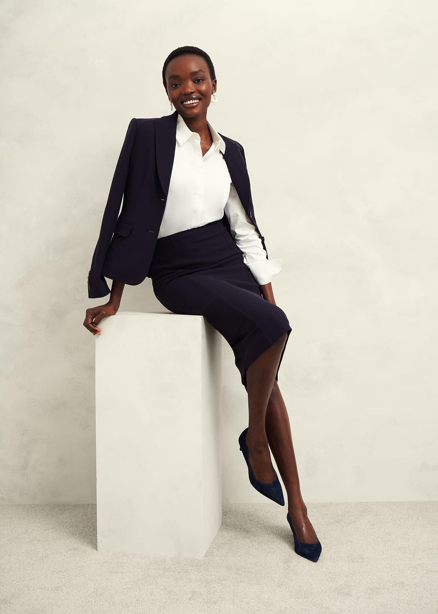 Petite Aly Jacket, Navy, hi-res