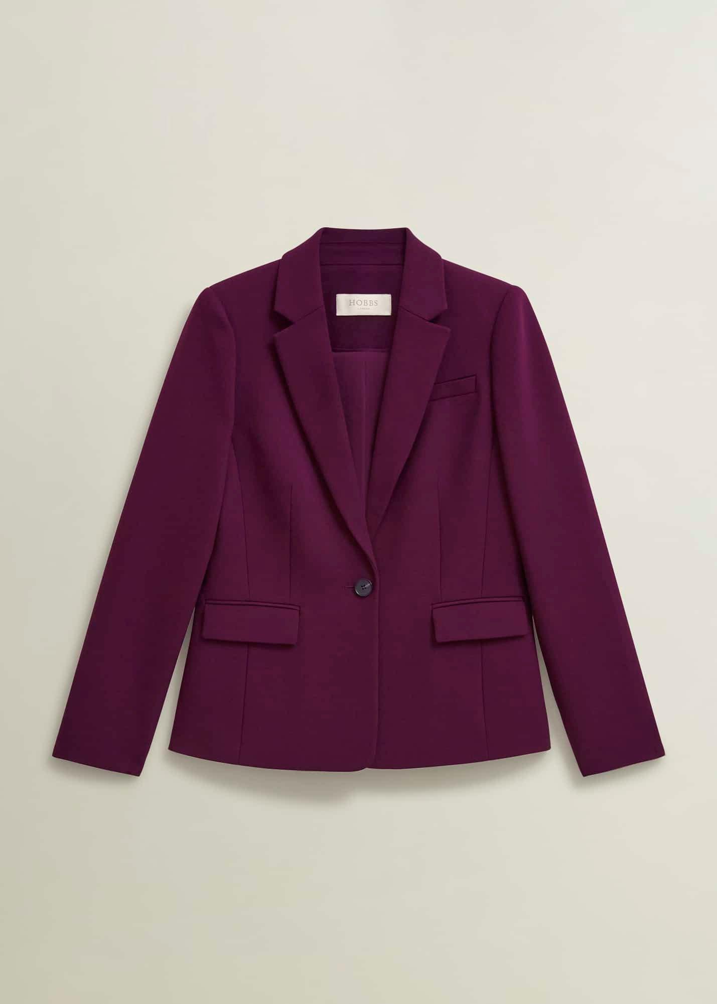 Petite Sami Jacket, Warm Plum, hi-res
