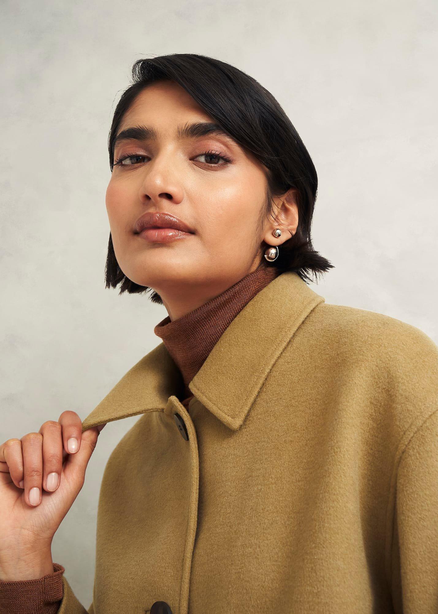 Zoe Wool Blend Jacket, Hobbs Camel, hi-res