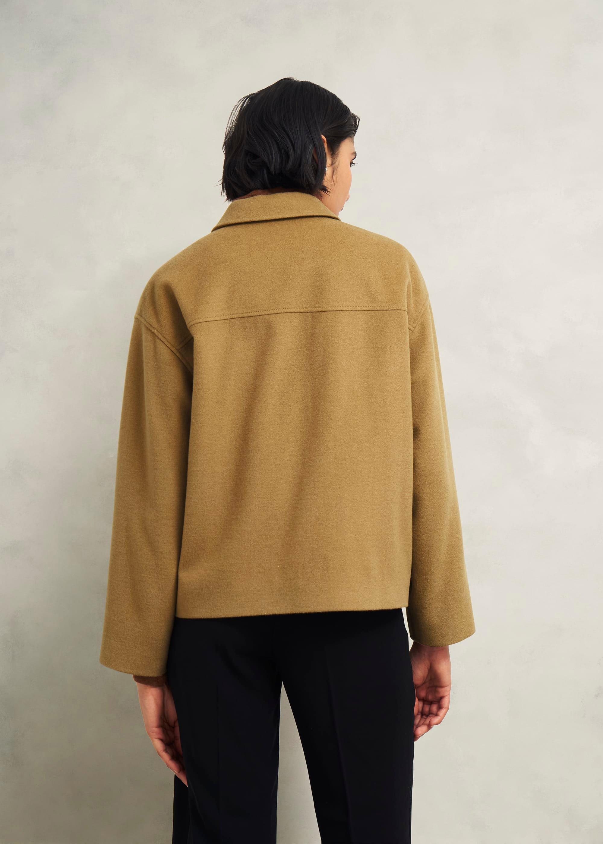 Zoe Wool Blend Jacket, Hobbs Camel, hi-res