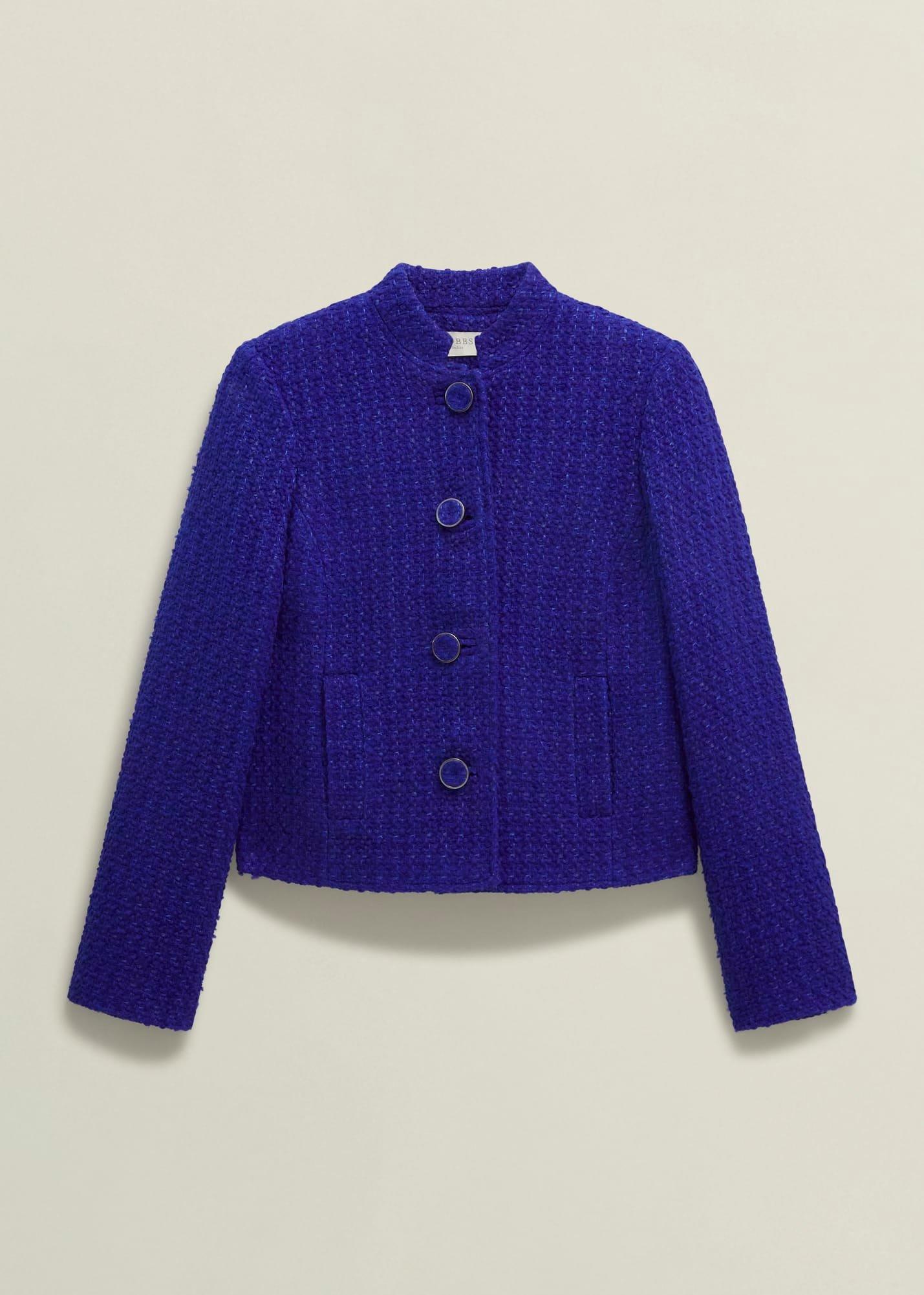 Khloe Jacket With Wool, Cobalt, hi-res
