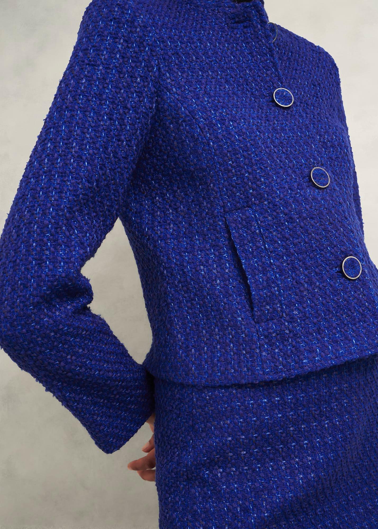 Khloe Jacket With Wool, Cobalt, hi-res