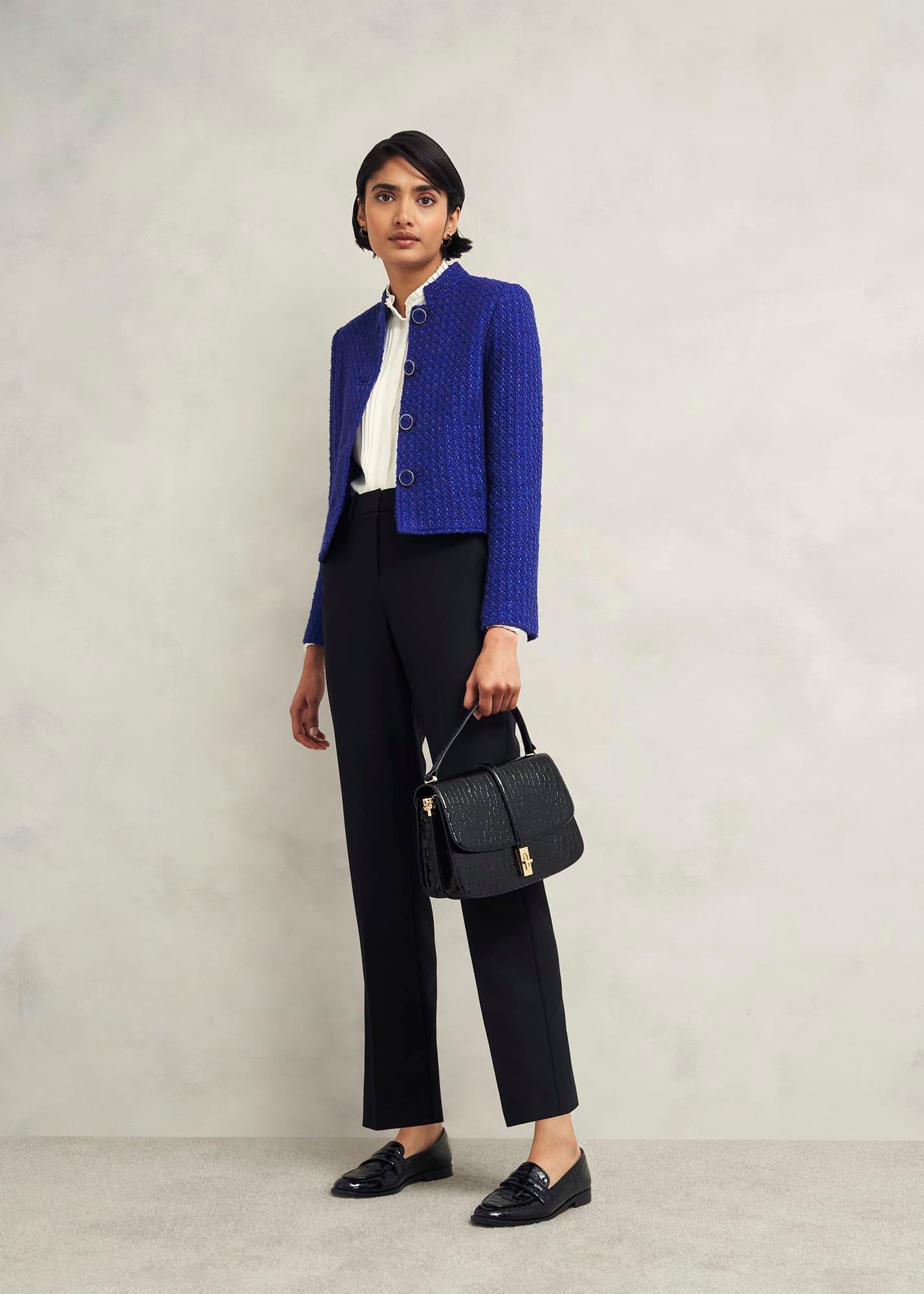 Khloe Jacket With Wool, Cobalt, hi-res